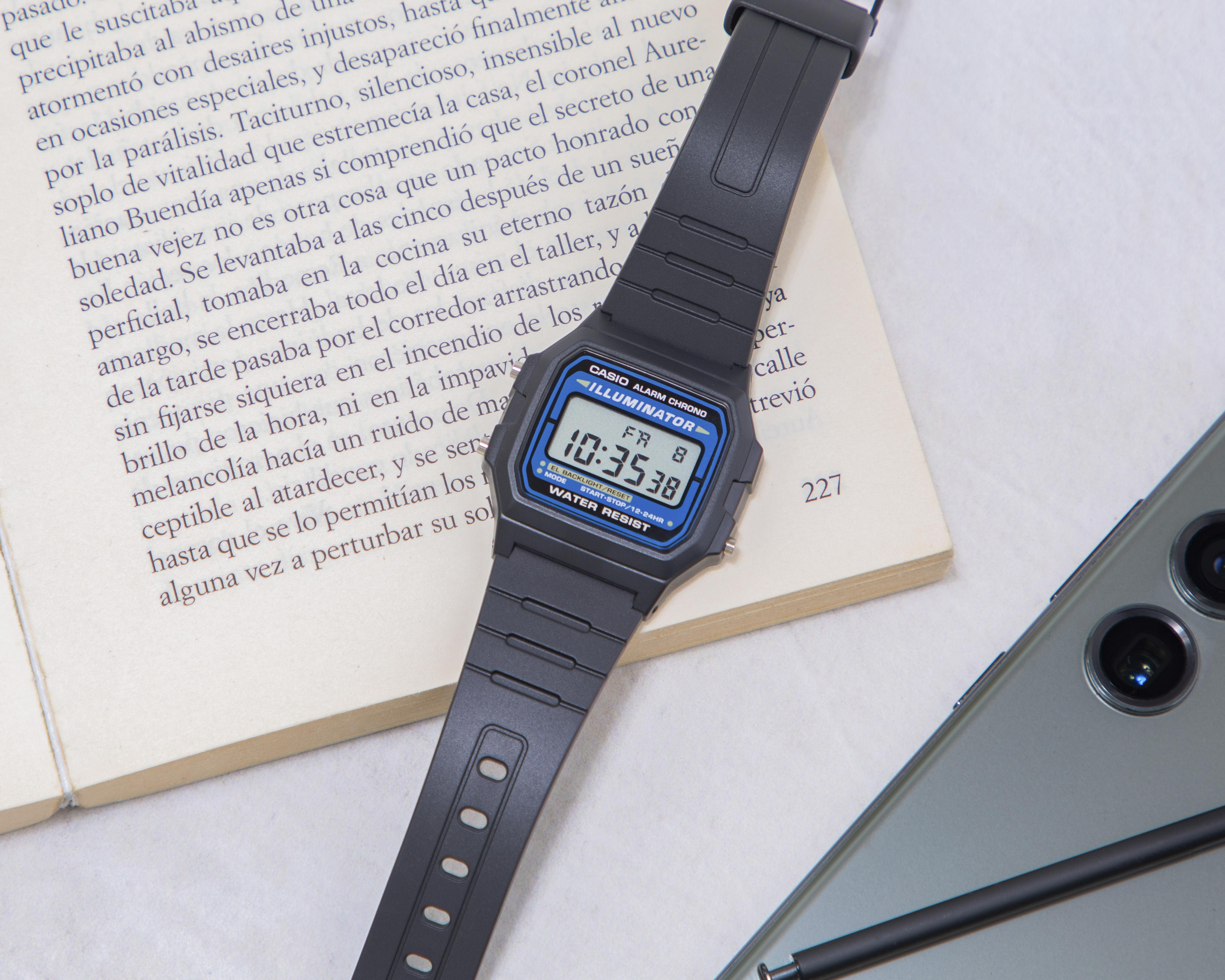 Foto 6 | Reloj Casio F-105W-1AQ Negro