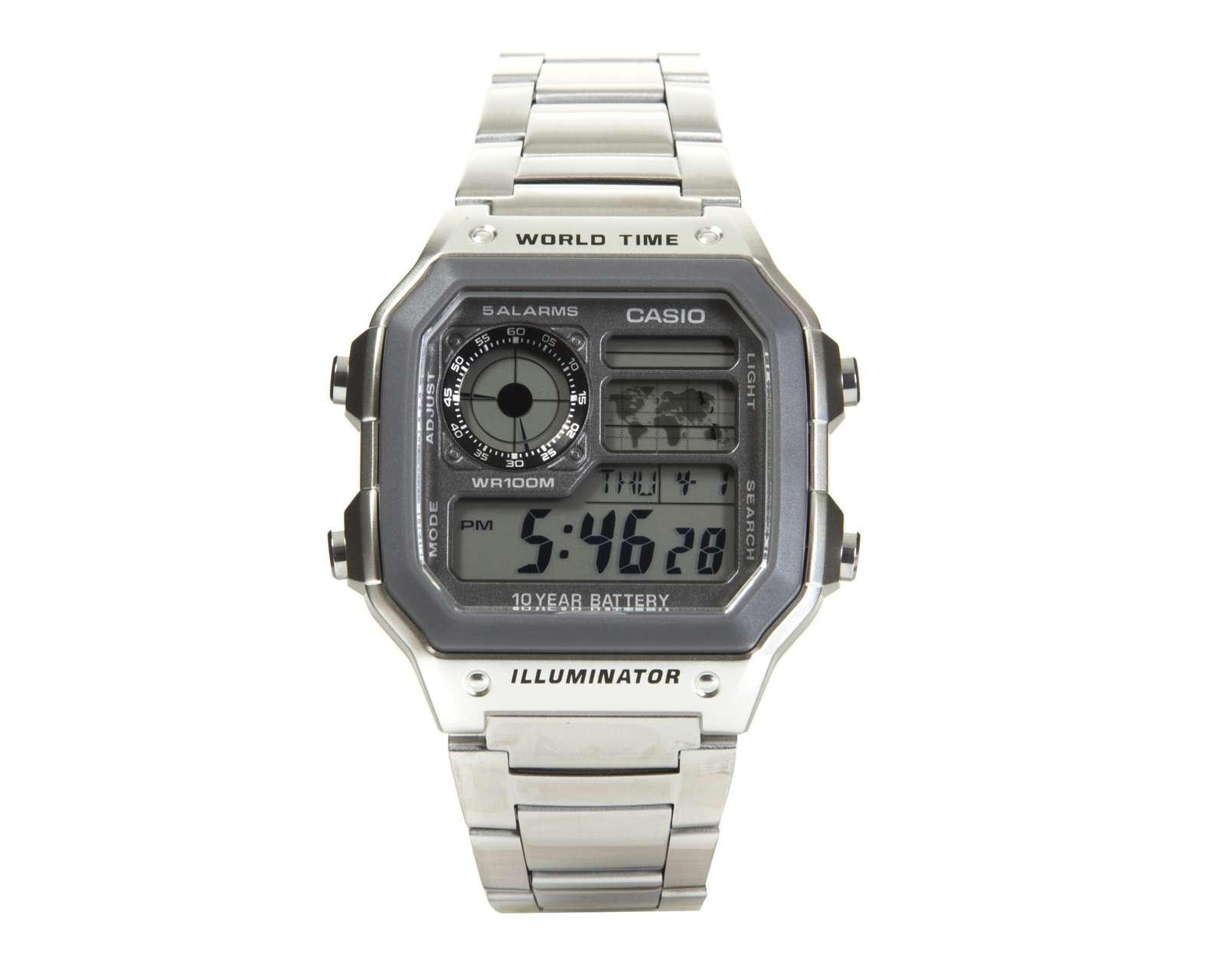 Reloj Casio AE-1200WHD-7AVCF Plateado