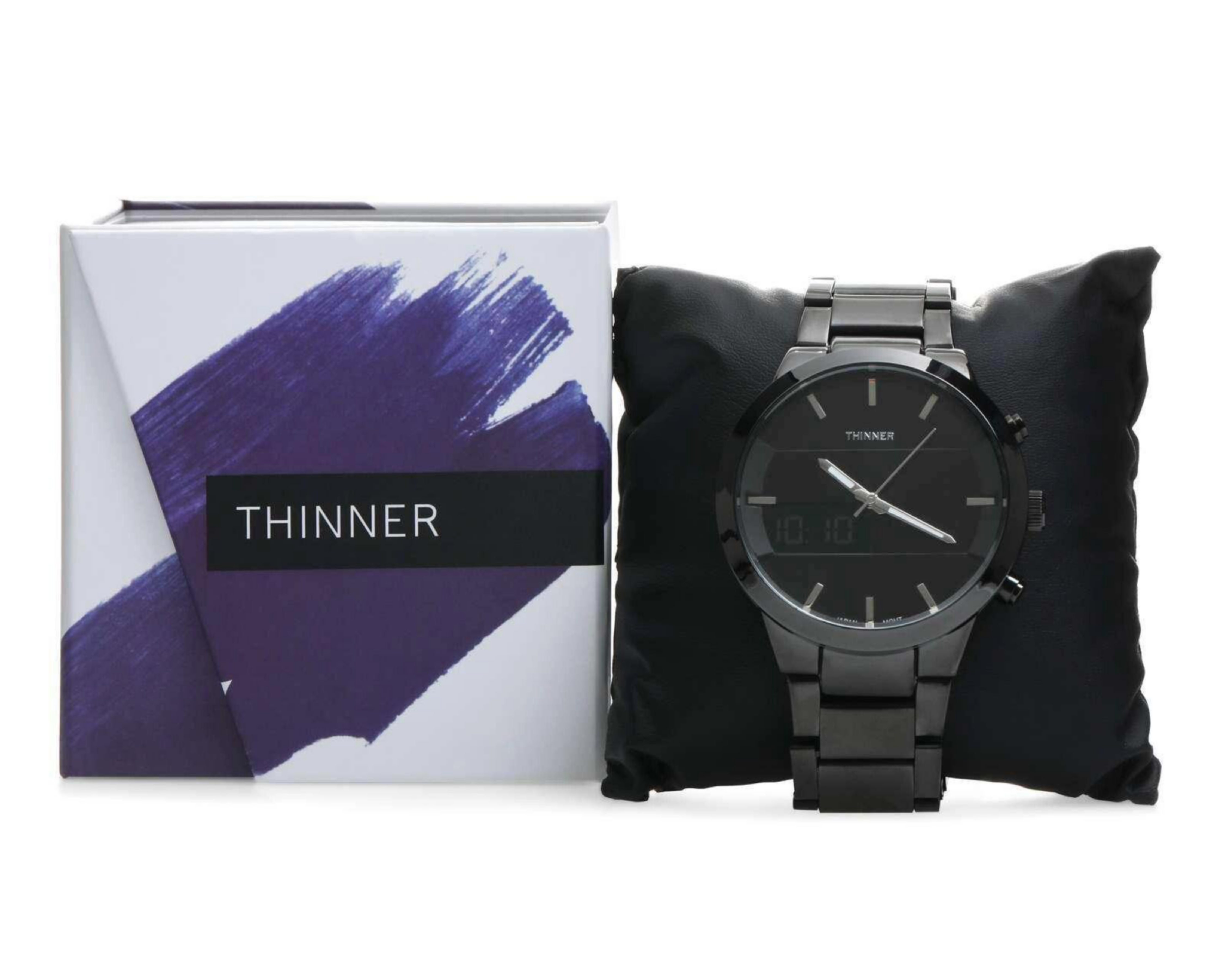 Foto 5 | Reloj Thinner 10198 Negro