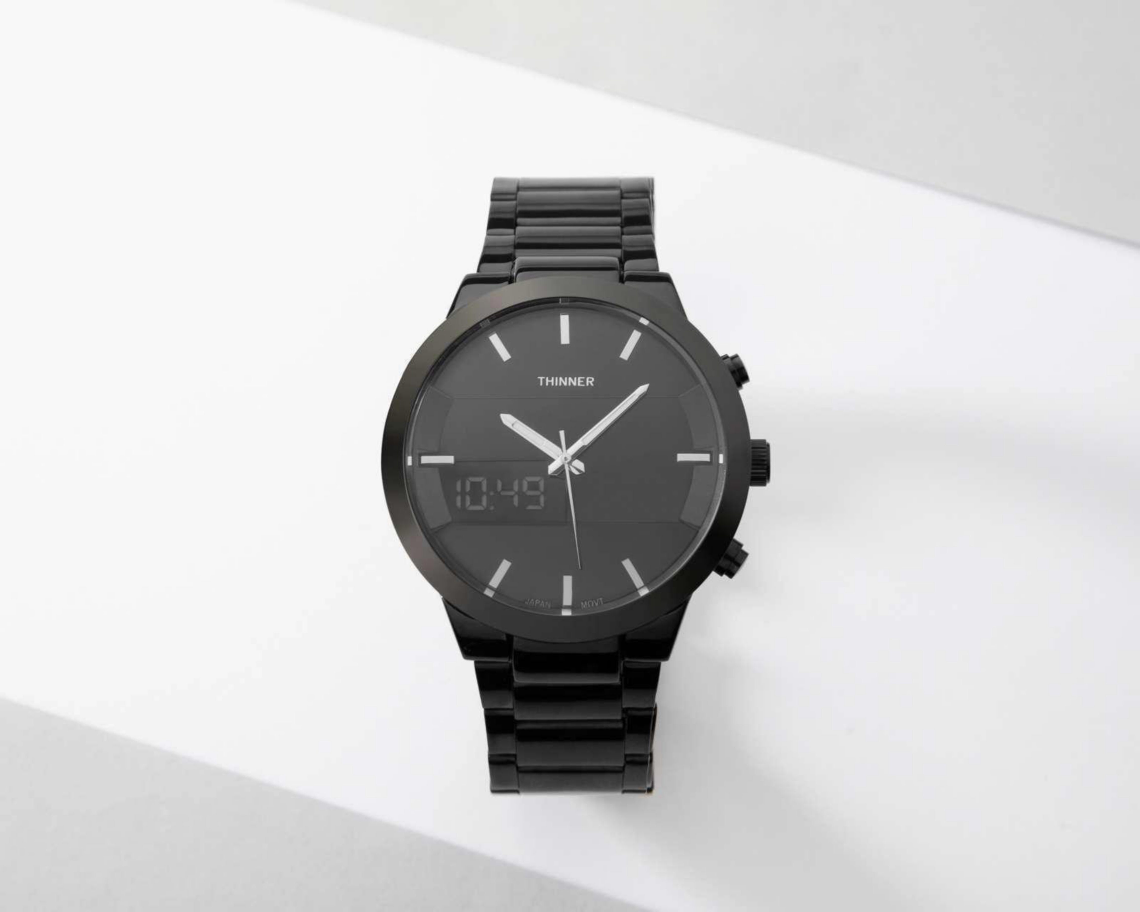 Foto 6 | Reloj Thinner 10198 Negro
