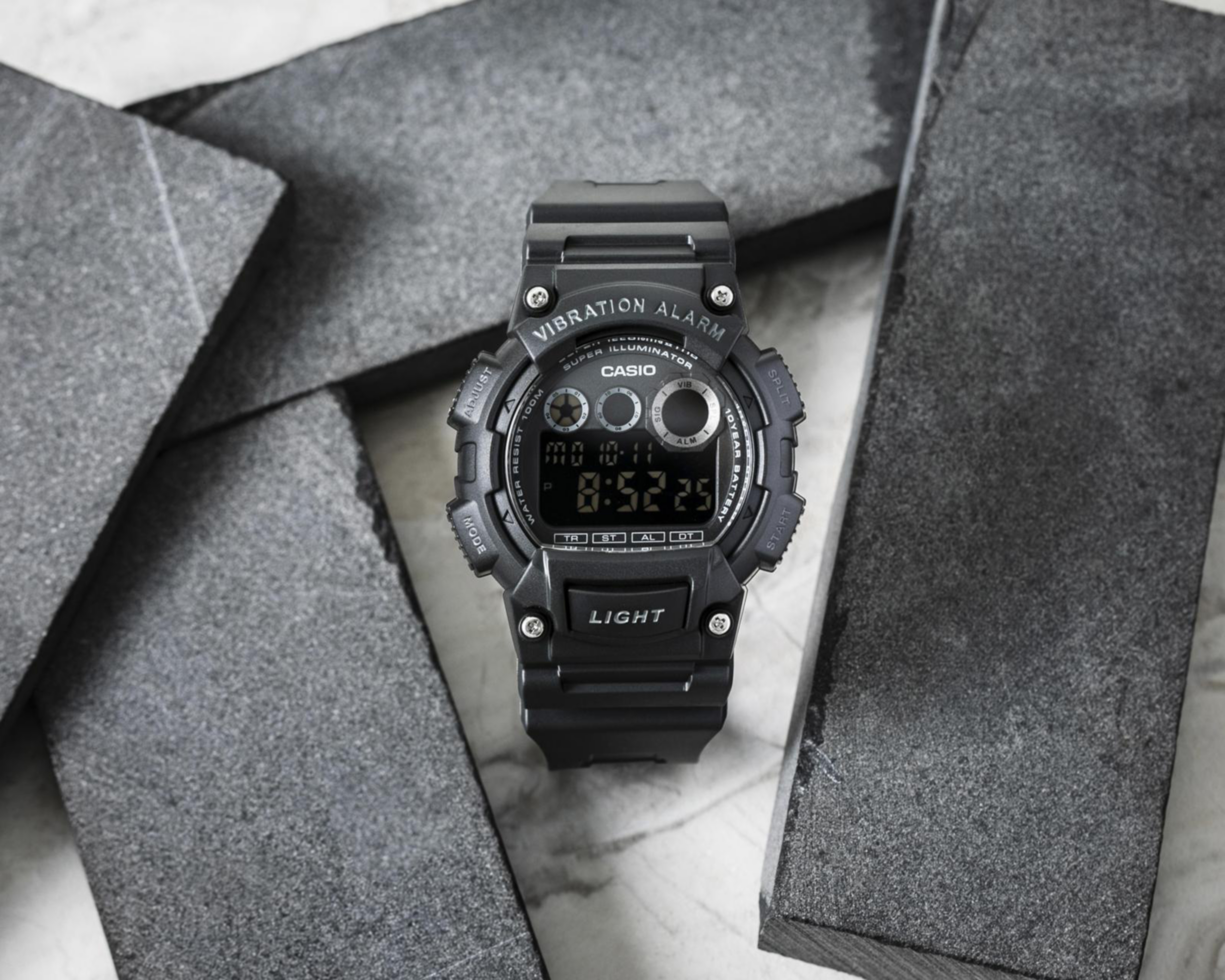 Foto 5 pulgar | Reloj Casio W735H-1BVCF Negro
