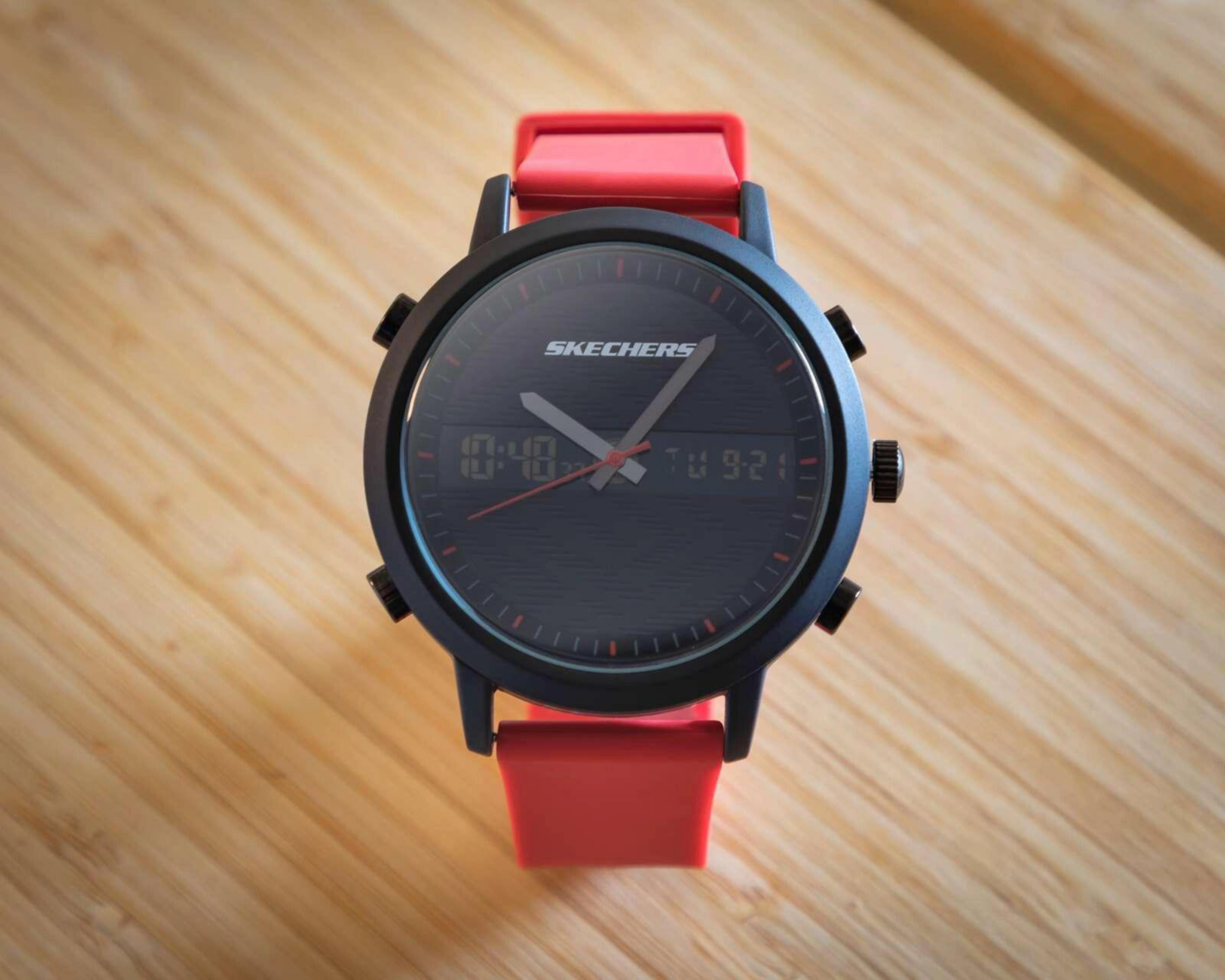 Foto 4 pulgar | Reloj Skechers SR5073 Rojo