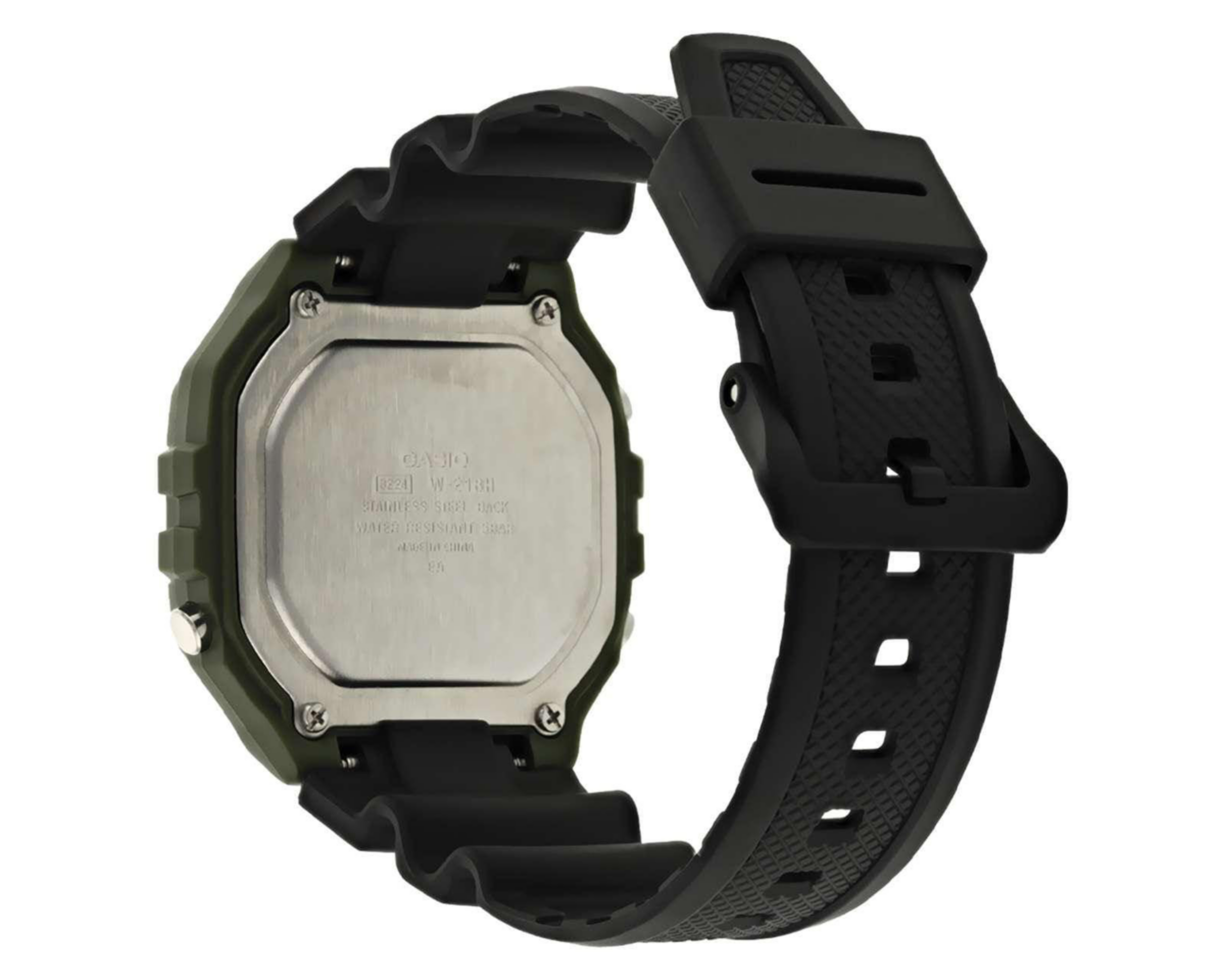 Foto 4 pulgar | Reloj Casio W-218H-3AVCF Negro