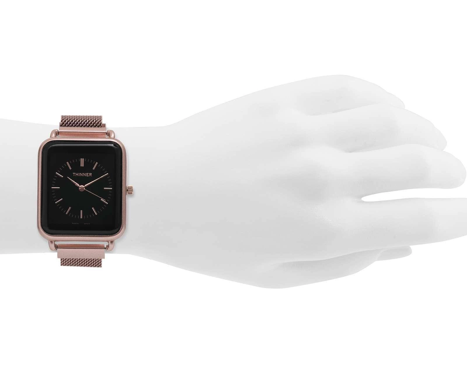 Foto 5 pulgar | Reloj Thinner 10149 Oro Rosa