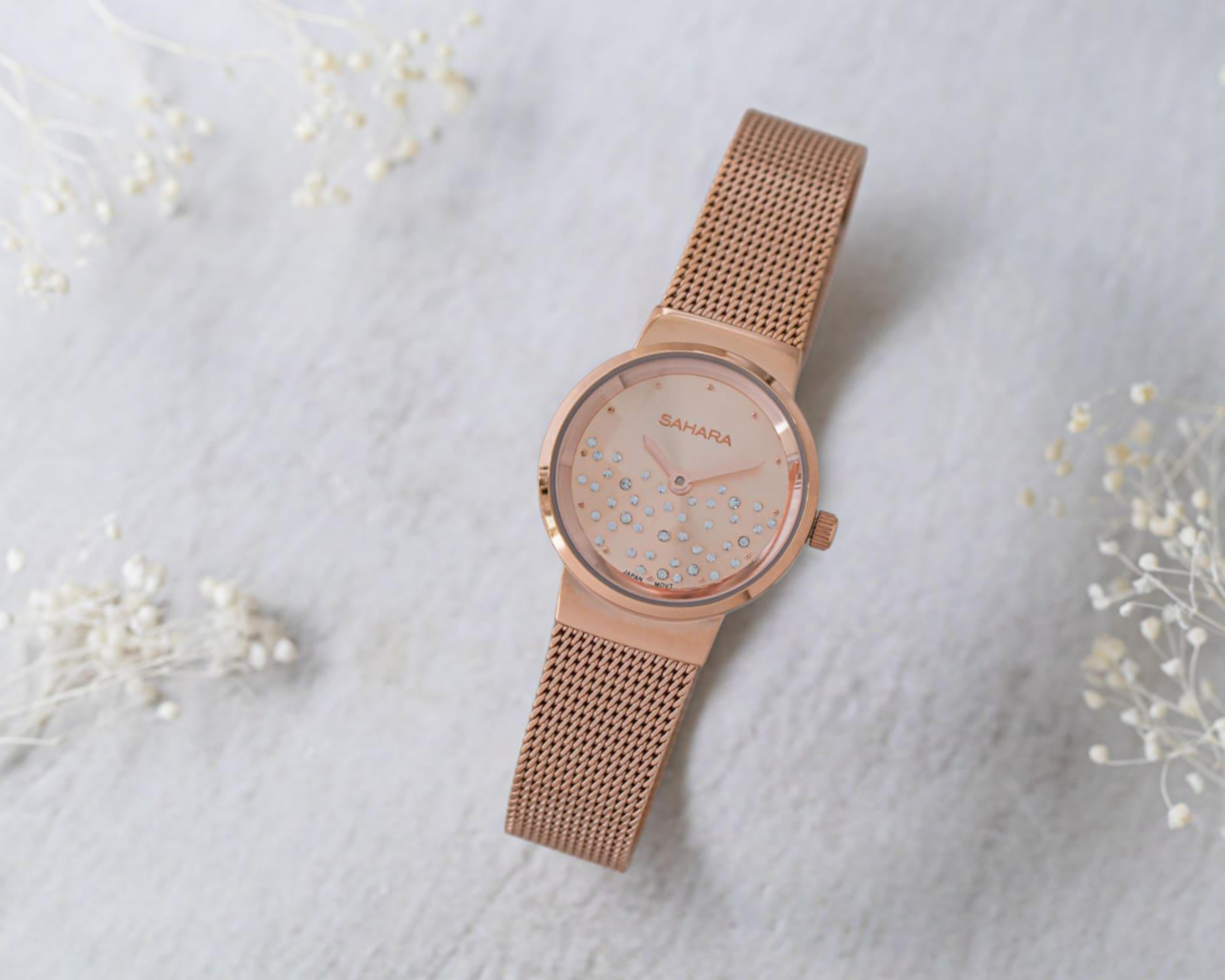 Foto 6 pulgar | Reloj Sahara 14955 Rose Gold