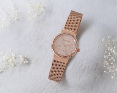 Foto 5 | Reloj para Mujer Sahara 14955 Rose Gold