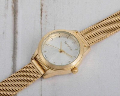 Foto 5 | Reloj para Mujer Sahara 17165 Dorado
