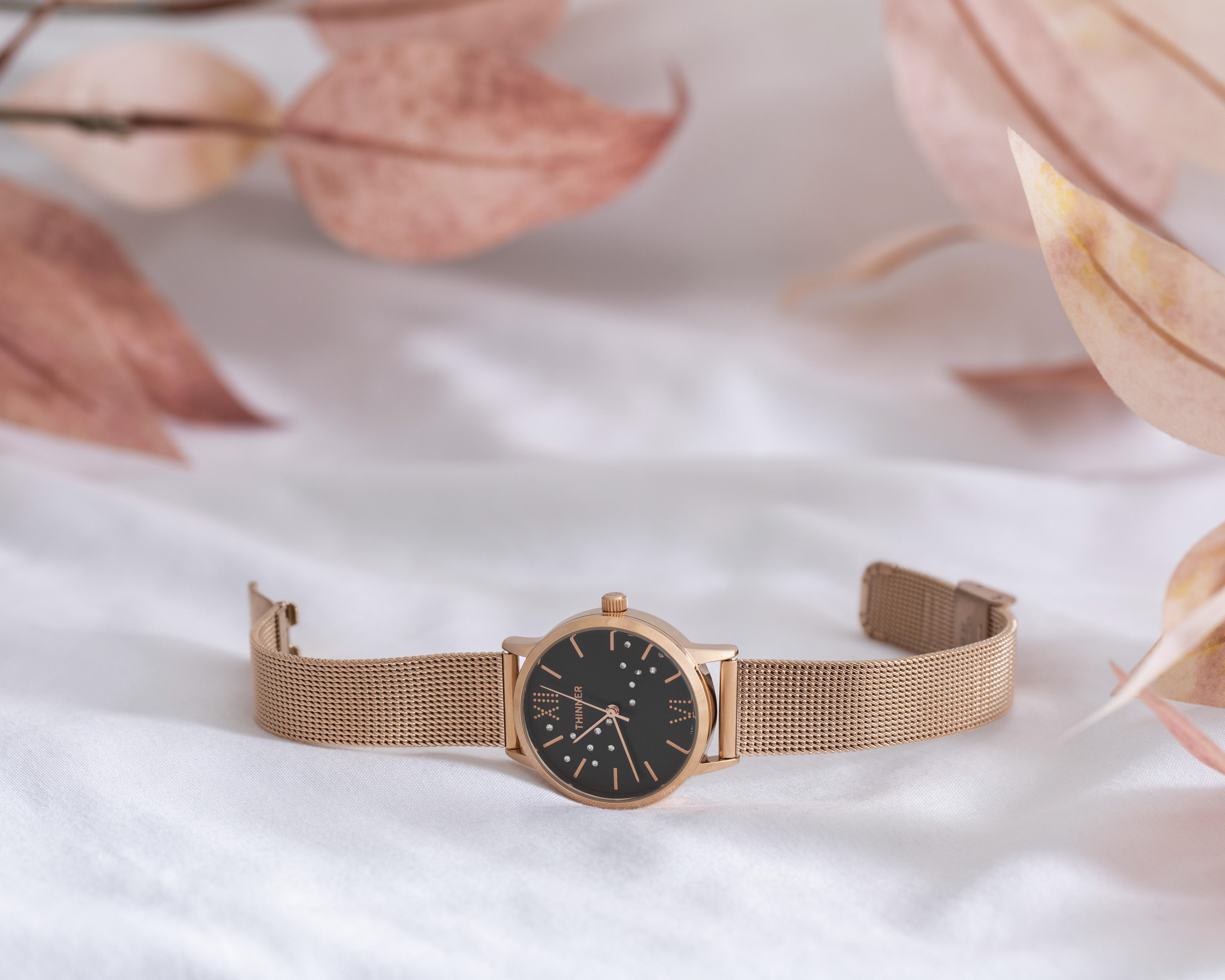 Foto 6 pulgar | Reloj Thinner 17178 Rose Gold