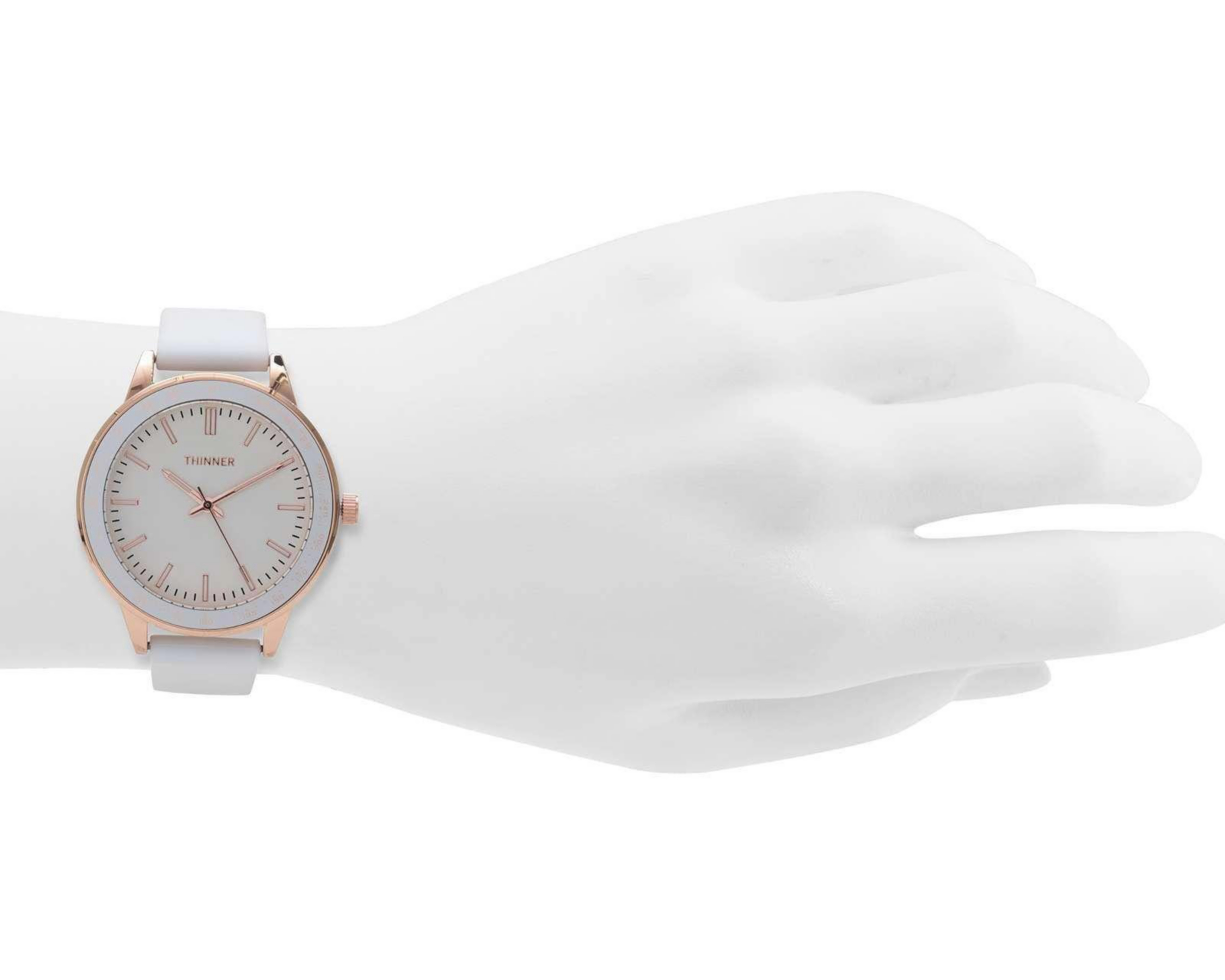 Foto 4 | Reloj Thinner 17188 Blanco