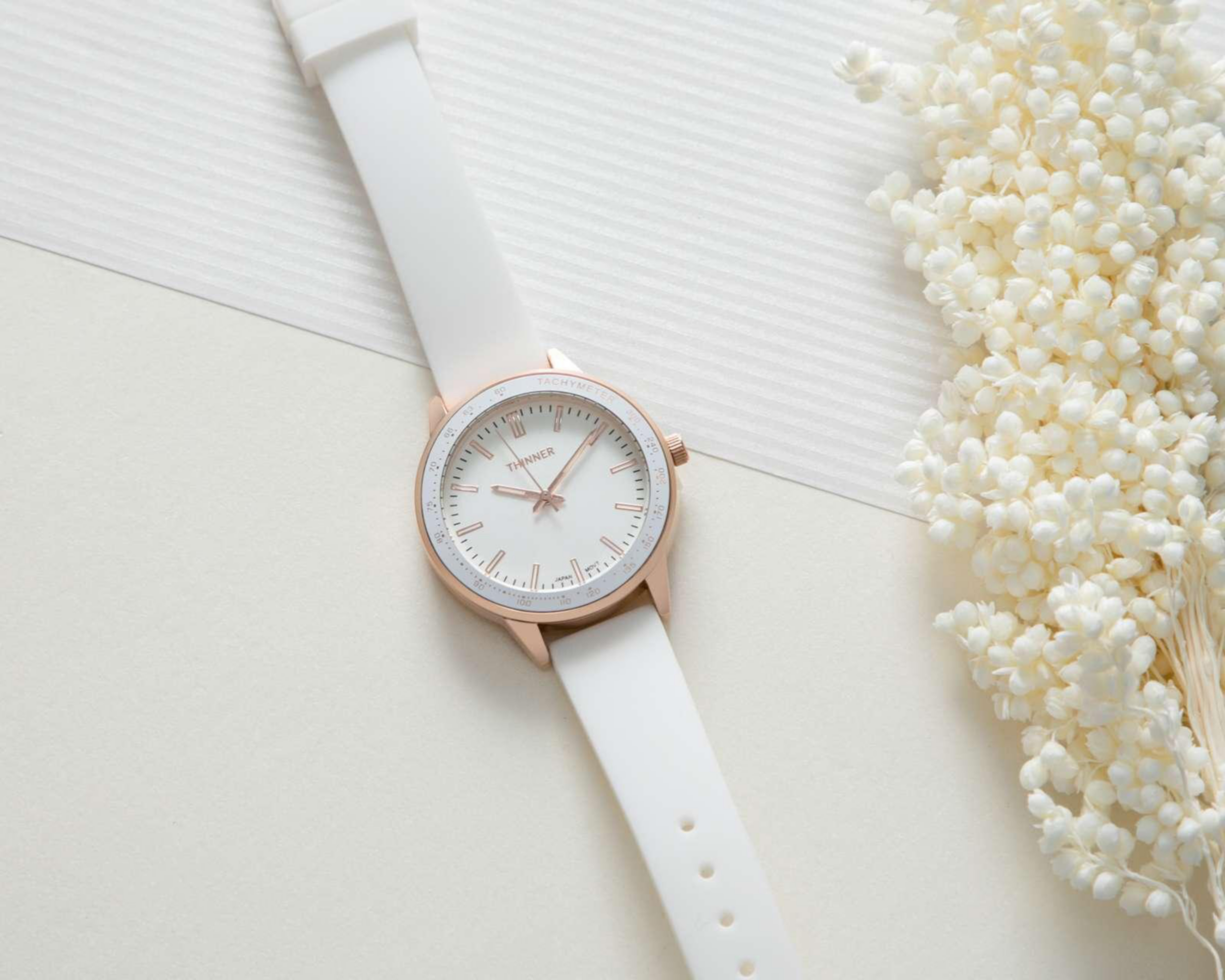 Foto 6 pulgar | Reloj Thinner 17188 Blanco