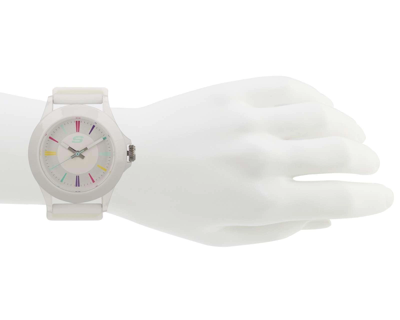 Foto 9 pulgar | Reloj Skechers SR6080 Blanco