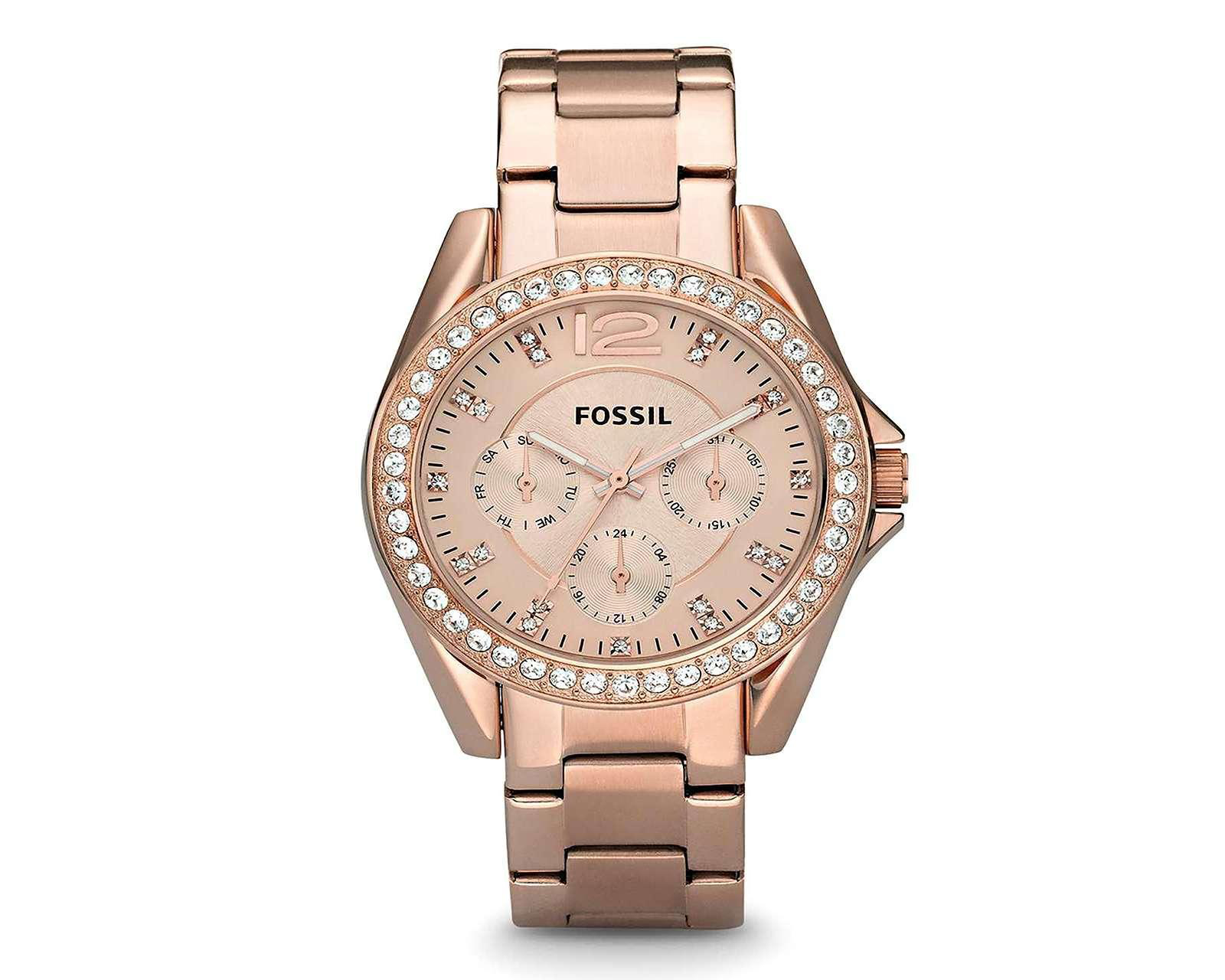 Foto 2 pulgar | Reloj para Mujer Fossil ES2811 Rose Gold