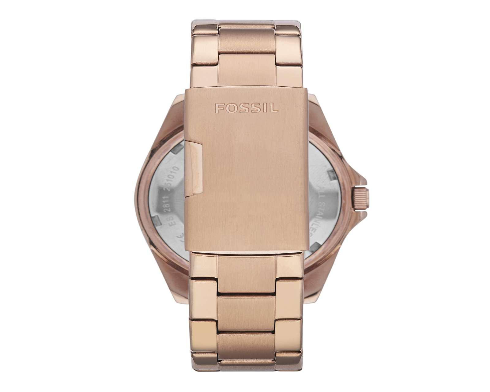 Foto 4 pulgar | Reloj para Mujer Fossil ES2811 Rose Gold