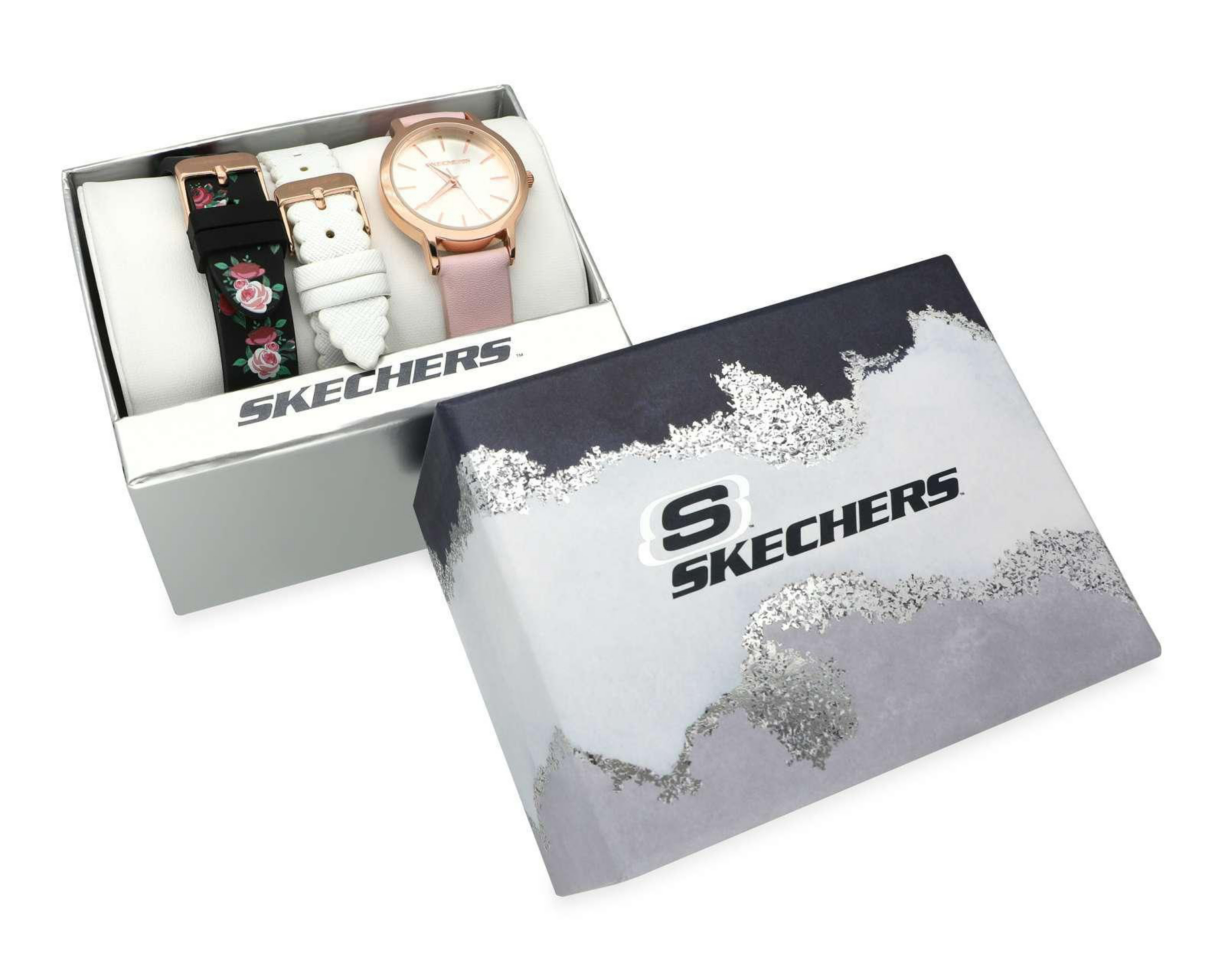 Foto 6 | Reloj Skechers SR9027 Rosa con 2 Accesorios