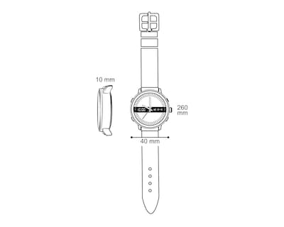 Foto 7 | Reloj para Hombre Casio SGW-100-2BCF Negro