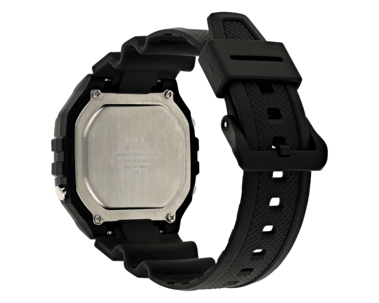 Foto 3 pulgar | Reloj Casio W-218H-1AVCF Negro