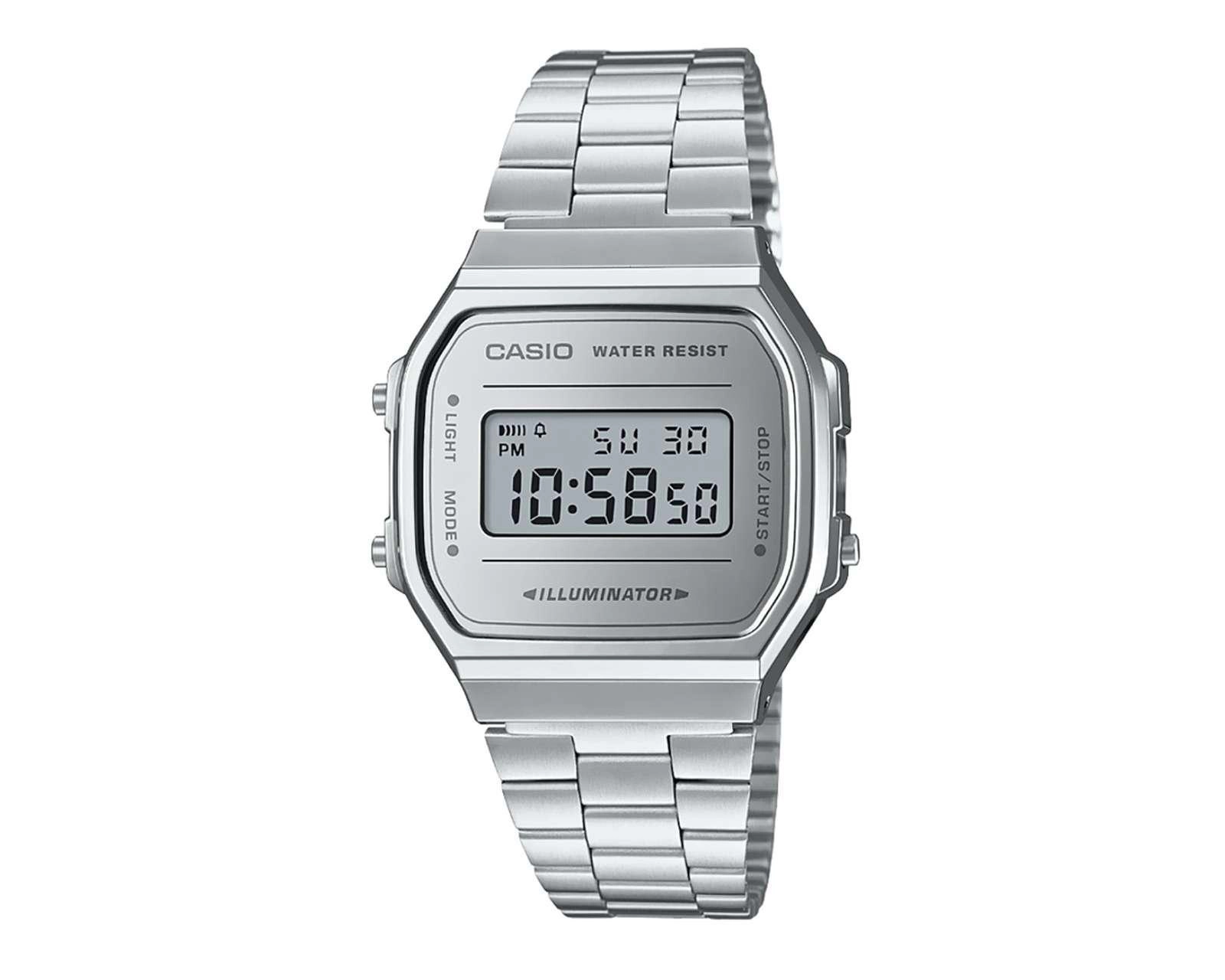 Reloj Casio A168WEM-7VT Plateado