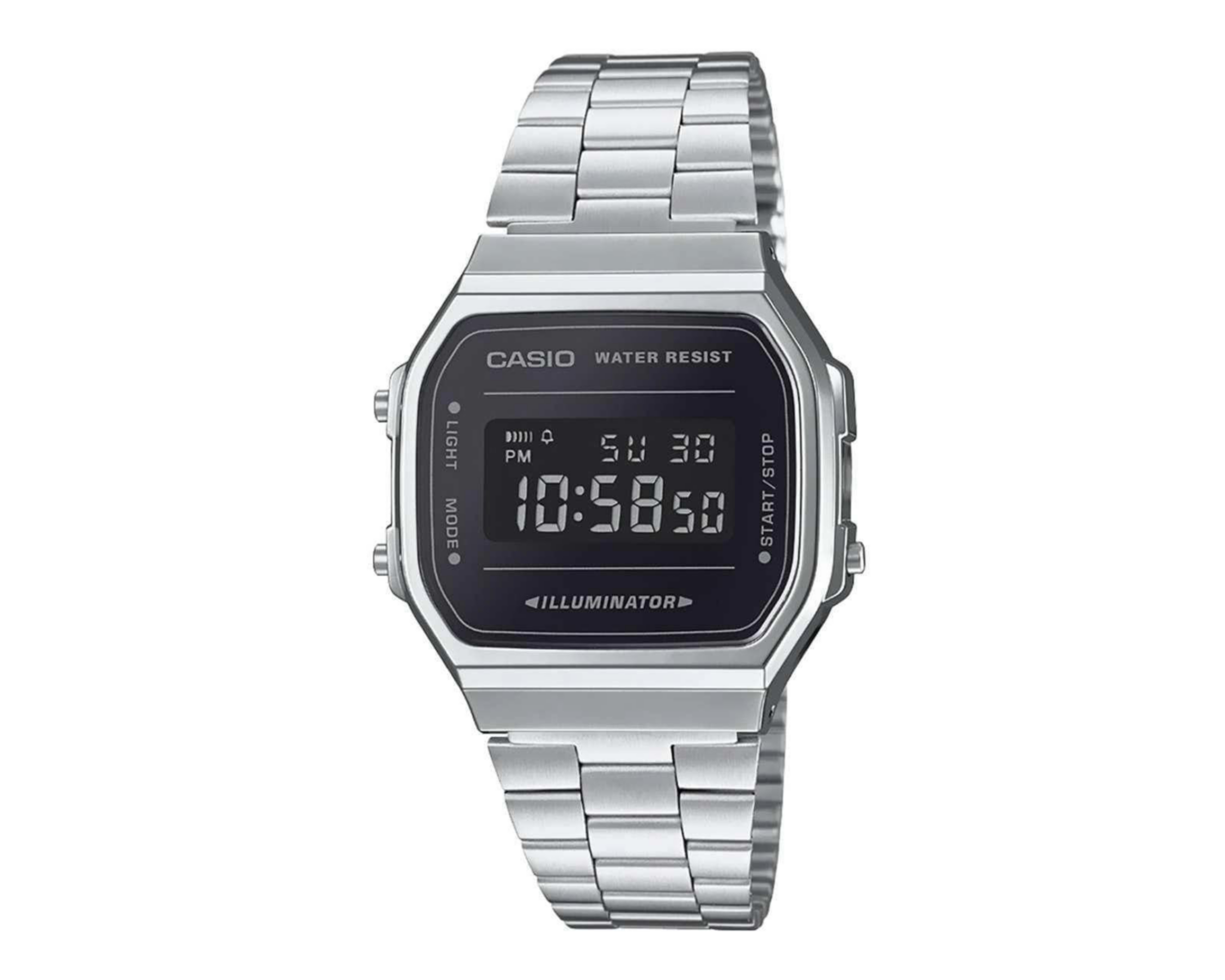 Reloj Casio A168WEM-1VT Plateado