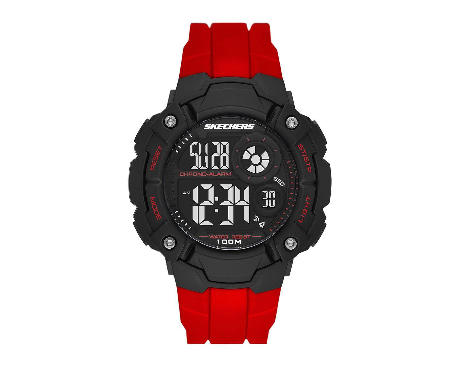 Foto 2 pulgar | Reloj Skechers SR1122 Rojo