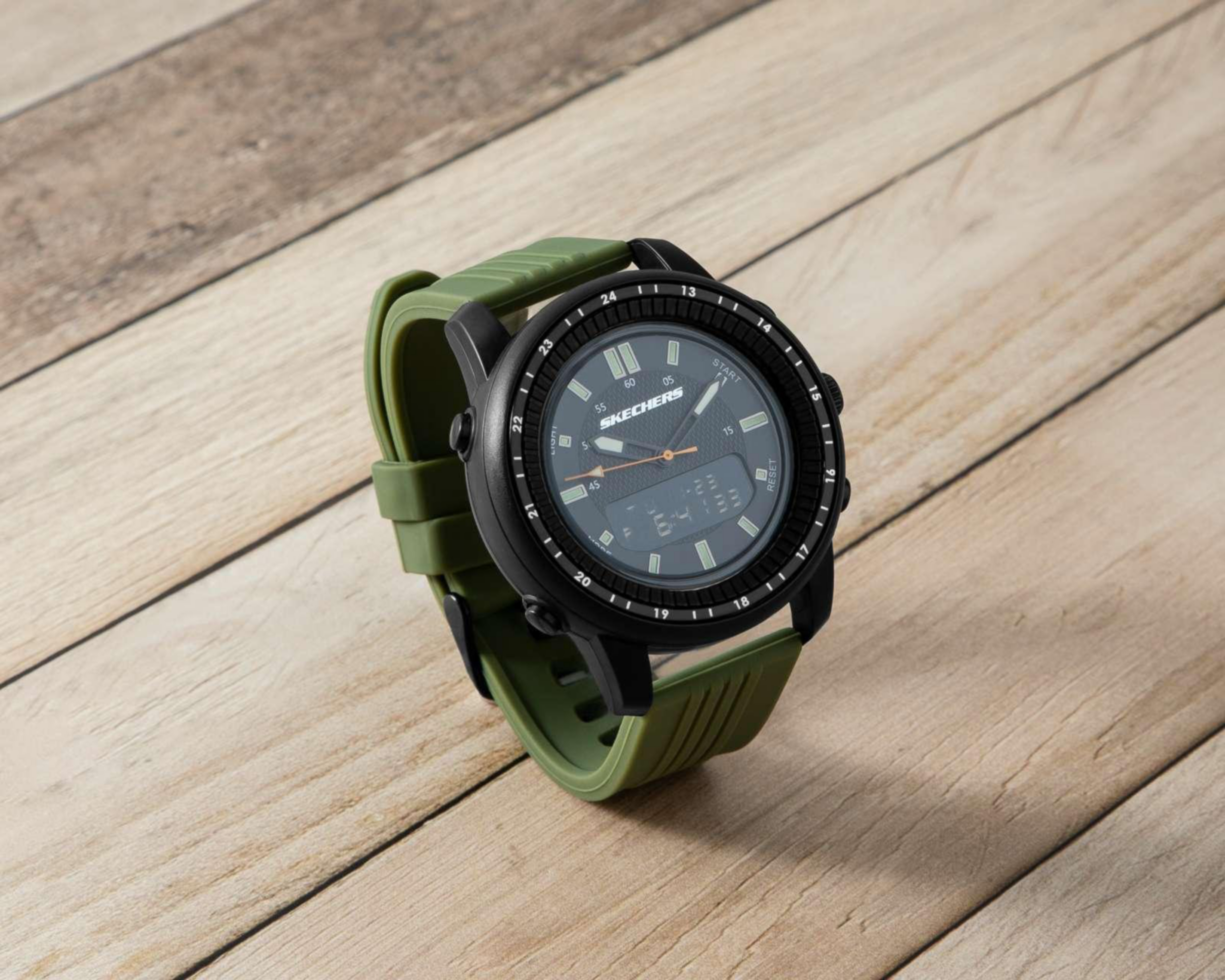 Foto 6 pulgar | Reloj Skechers SR5155 Verde
