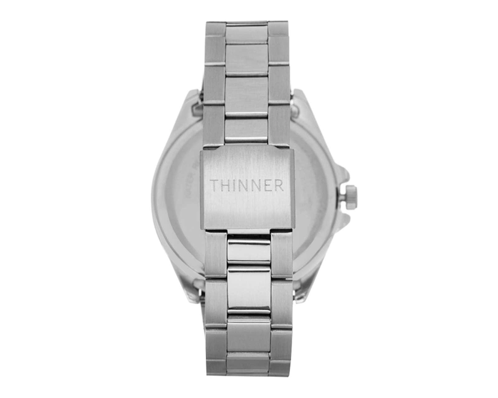 Foto 4 pulgar | Reloj Thinner 981265 Plateado