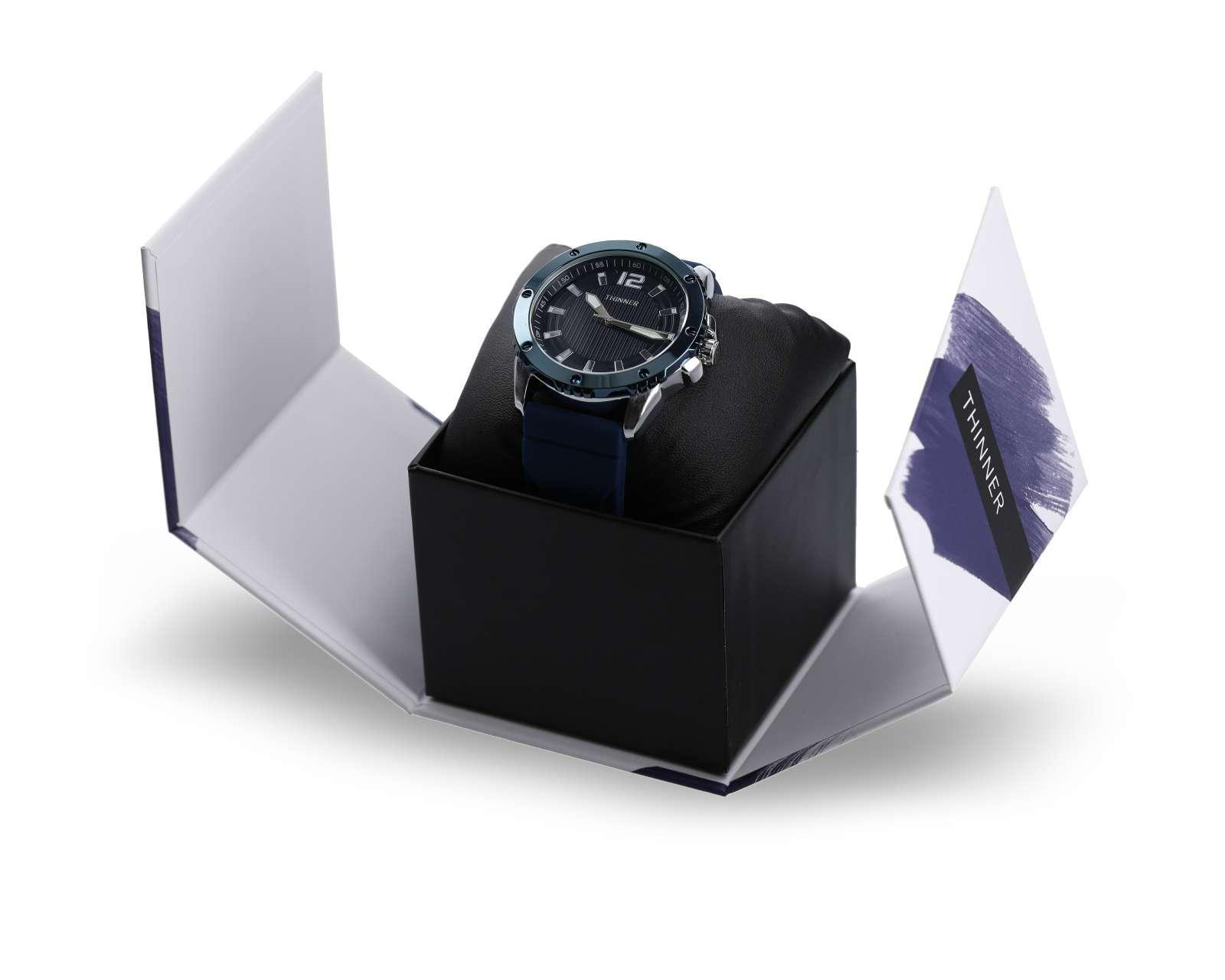 Foto 6 pulgar | Reloj Thinner 16872 Azul