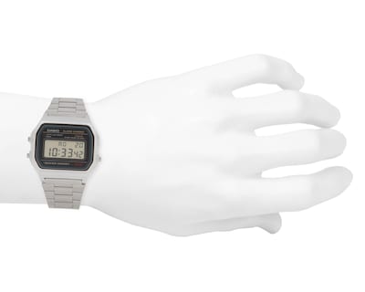 Foto 4 | Reloj para Hombre Casio A158WA-1R Plateado