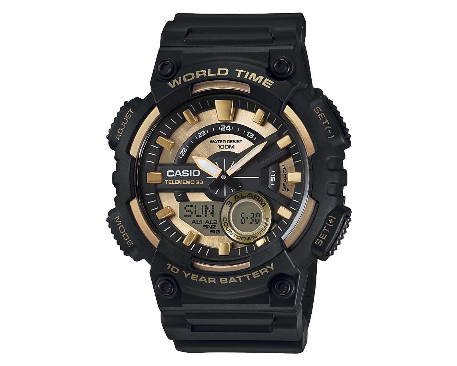 Reloj Casio AEQ-110BW-9AVCF Negro