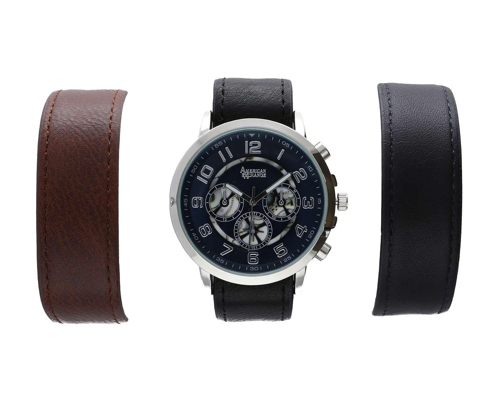 Foto 2 pulgar | Reloj American Exchange 9007S-42-J02 Negro