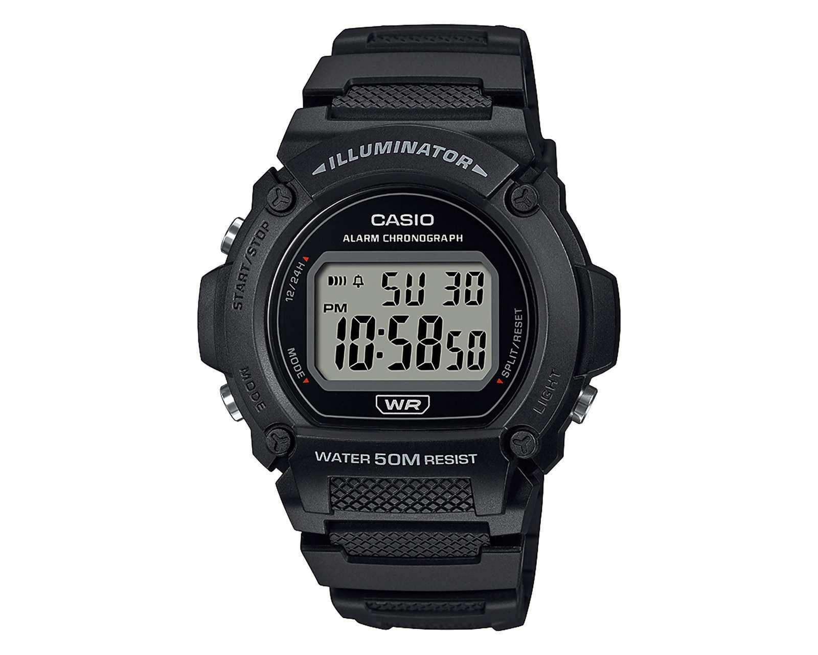 Reloj Casio W-219H-1AVCF Negro