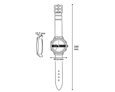 Foto 5 | Reloj para Hombre Casio WS-1000H-1AVCF Negro