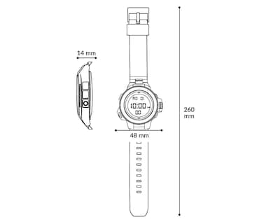 Foto 3 | Reloj Casio WSC-1250H-1AVCF Negro