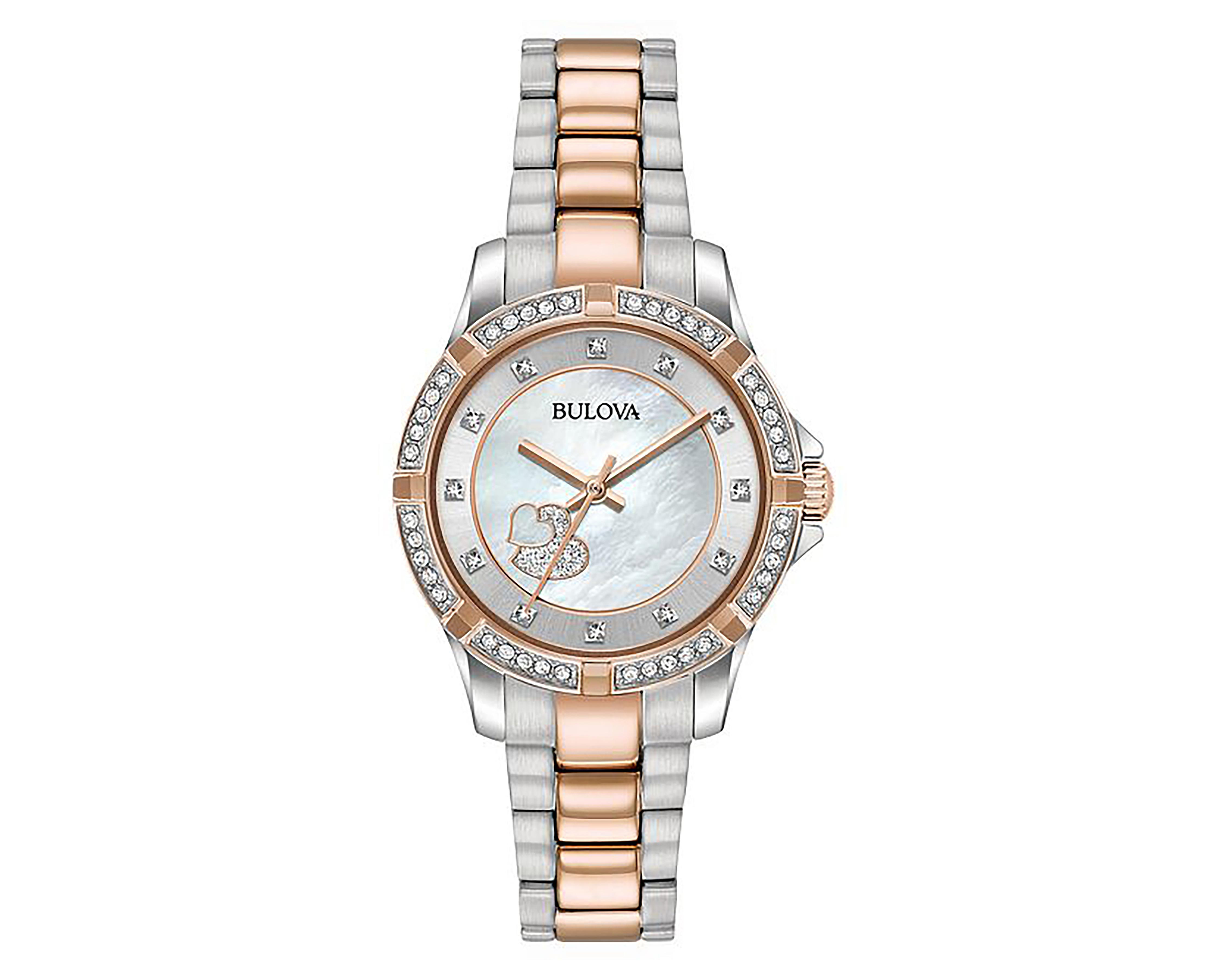 Reloj Bulova 98L233 Plateado/Oro Rosado