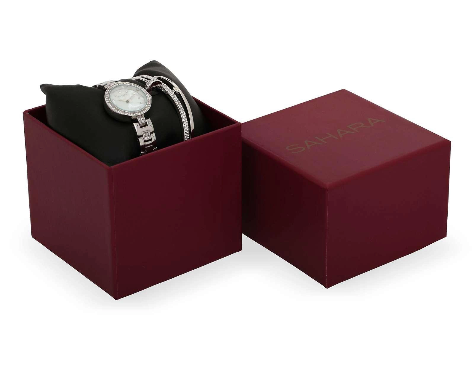 Foto 7 | Reloj Sahara FW22SET-009 Plateado