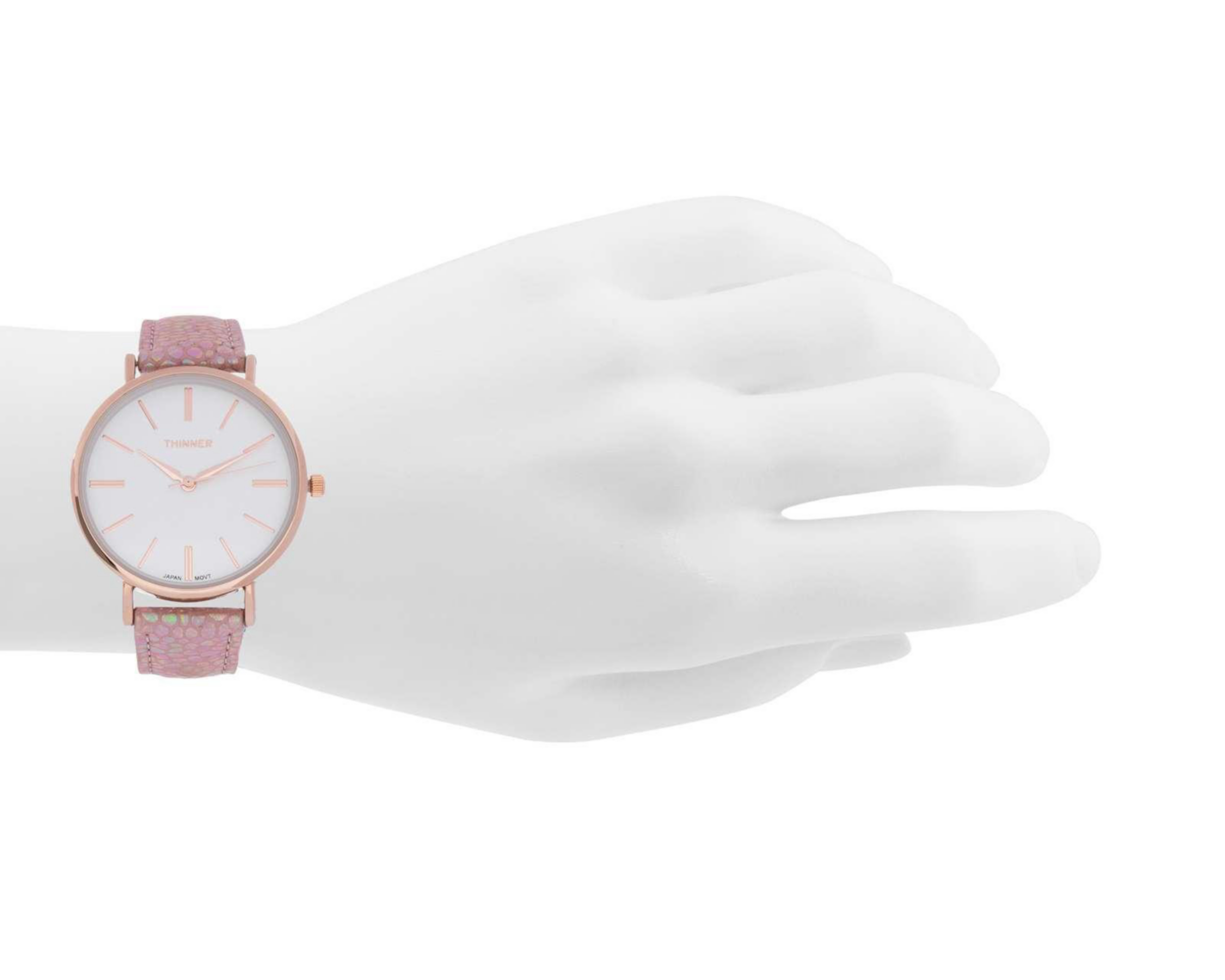 Foto 7 pulgar | Reloj Thinner 10173 con 3 accesorios