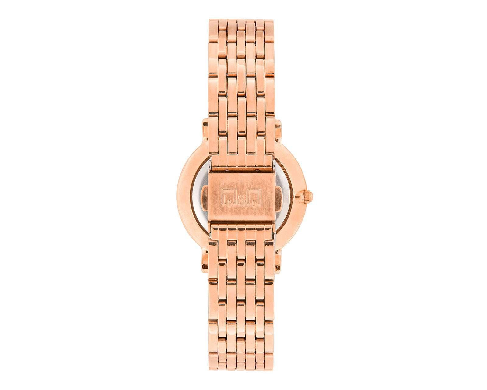 Foto 2 | Reloj Q&Q QA21J014Y Oro Rosa
