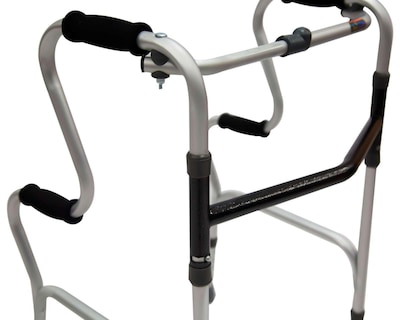 Foto 3 | Andadera de Aluminio ReActiv Plegable 5 Niveles de Altura Doble Apoyo