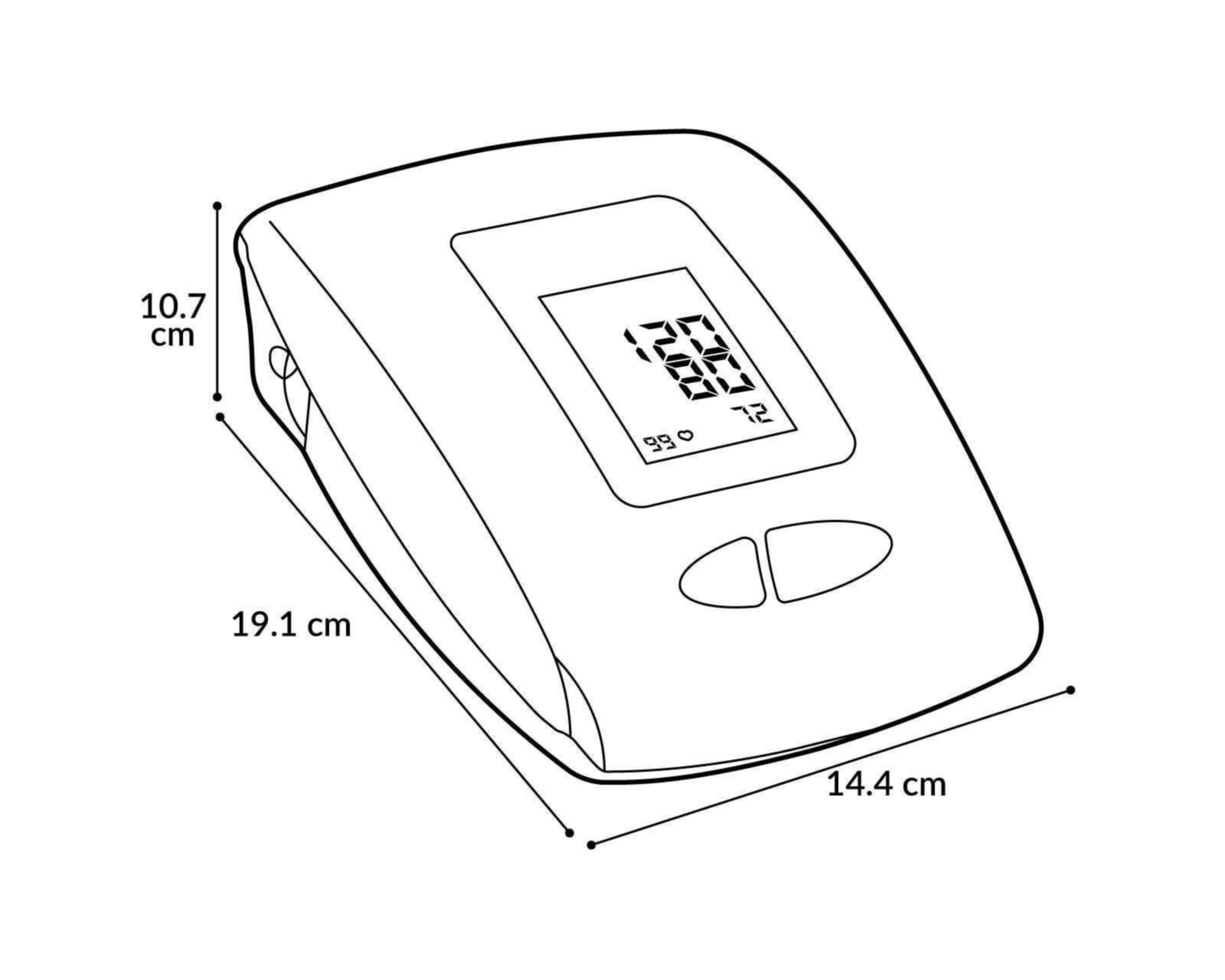 Foto 5 pulgar | Baumanómetro Digital de Brazo Nebucor HL-888JA