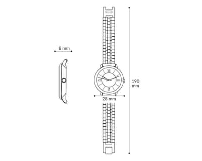 Foto 5 | Reloj Q&Q Q877J204Y Plateado