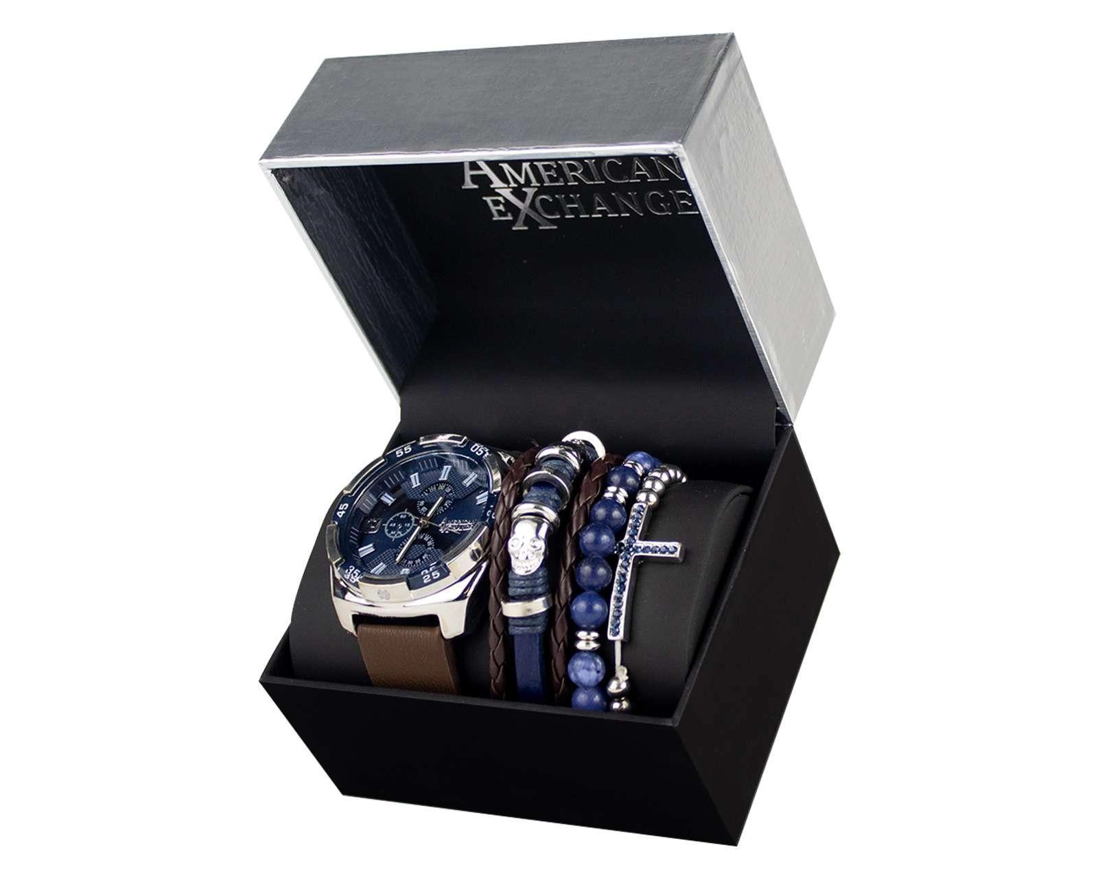 Foto 4 | Reloj American Exchange 8031S-42-J16 con 5 Accesorios