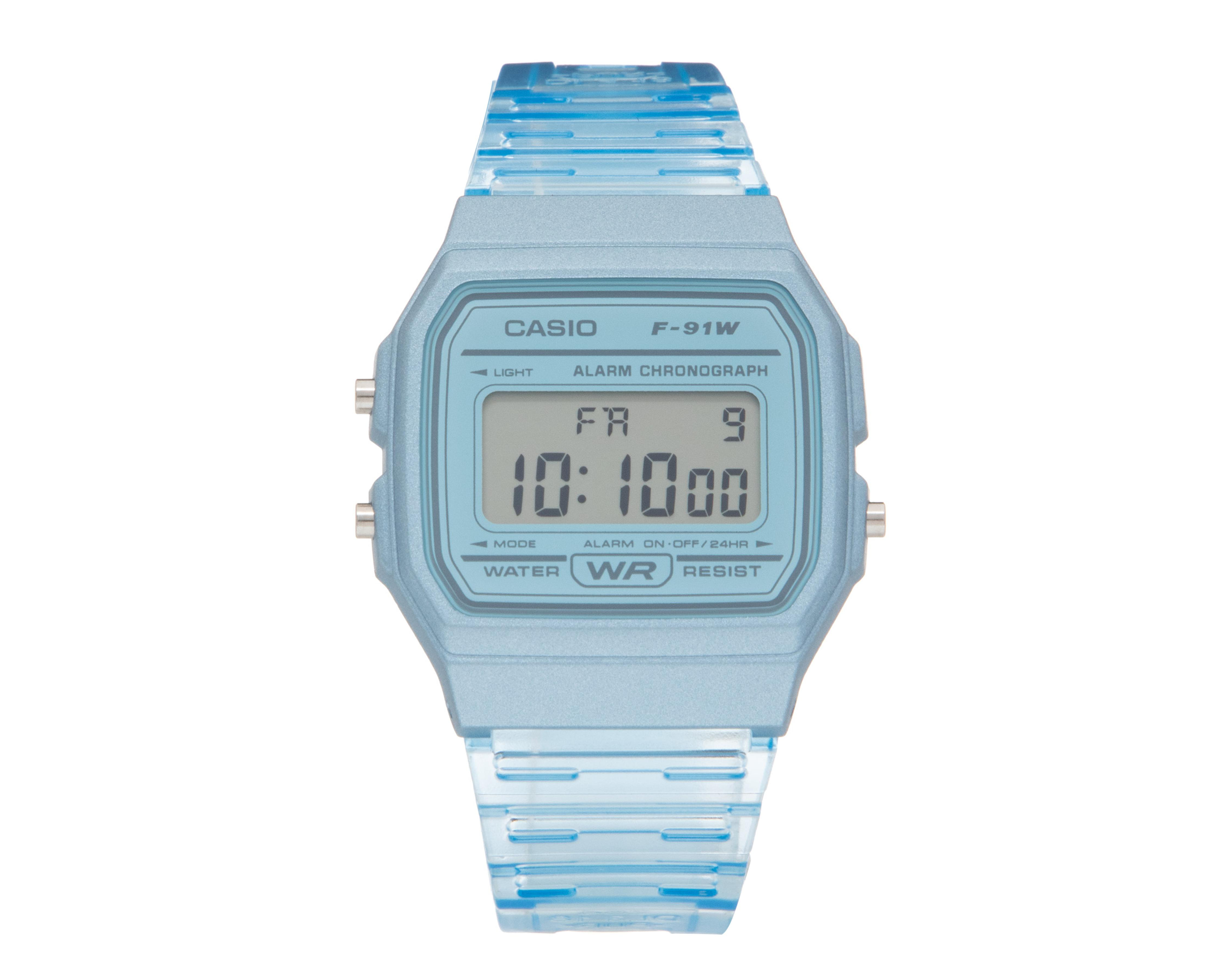 Foto 2 pulgar | Reloj para Mujer Casio Azul F-91WS-2CF