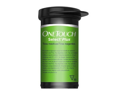 Foto 3 | Tiras Reactivas One Touch Select Plus 50 Piezas