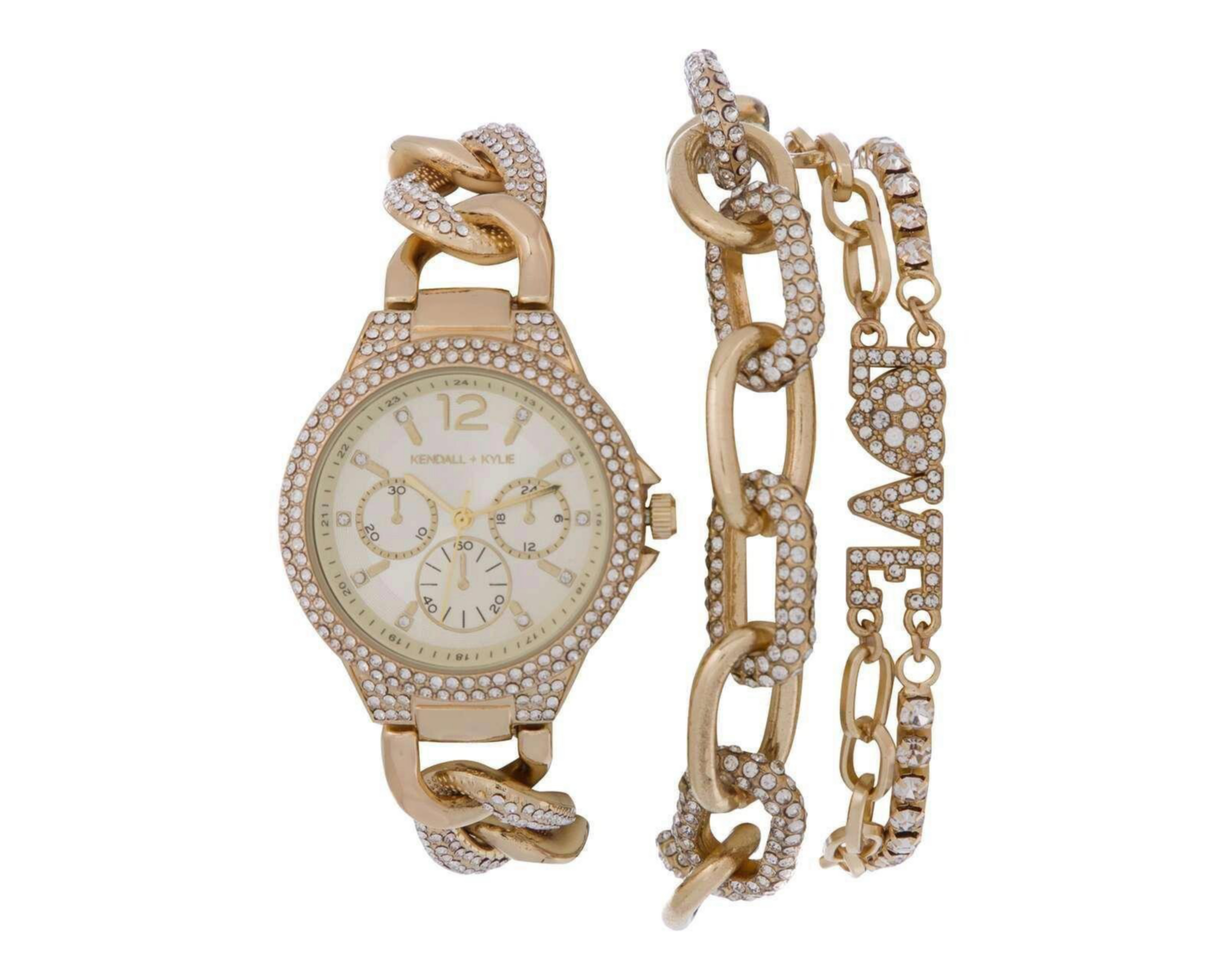 Foto 2 pulgar | Reloj Kendall + Kylie A0784G-42-A27 con 2 Accesorios