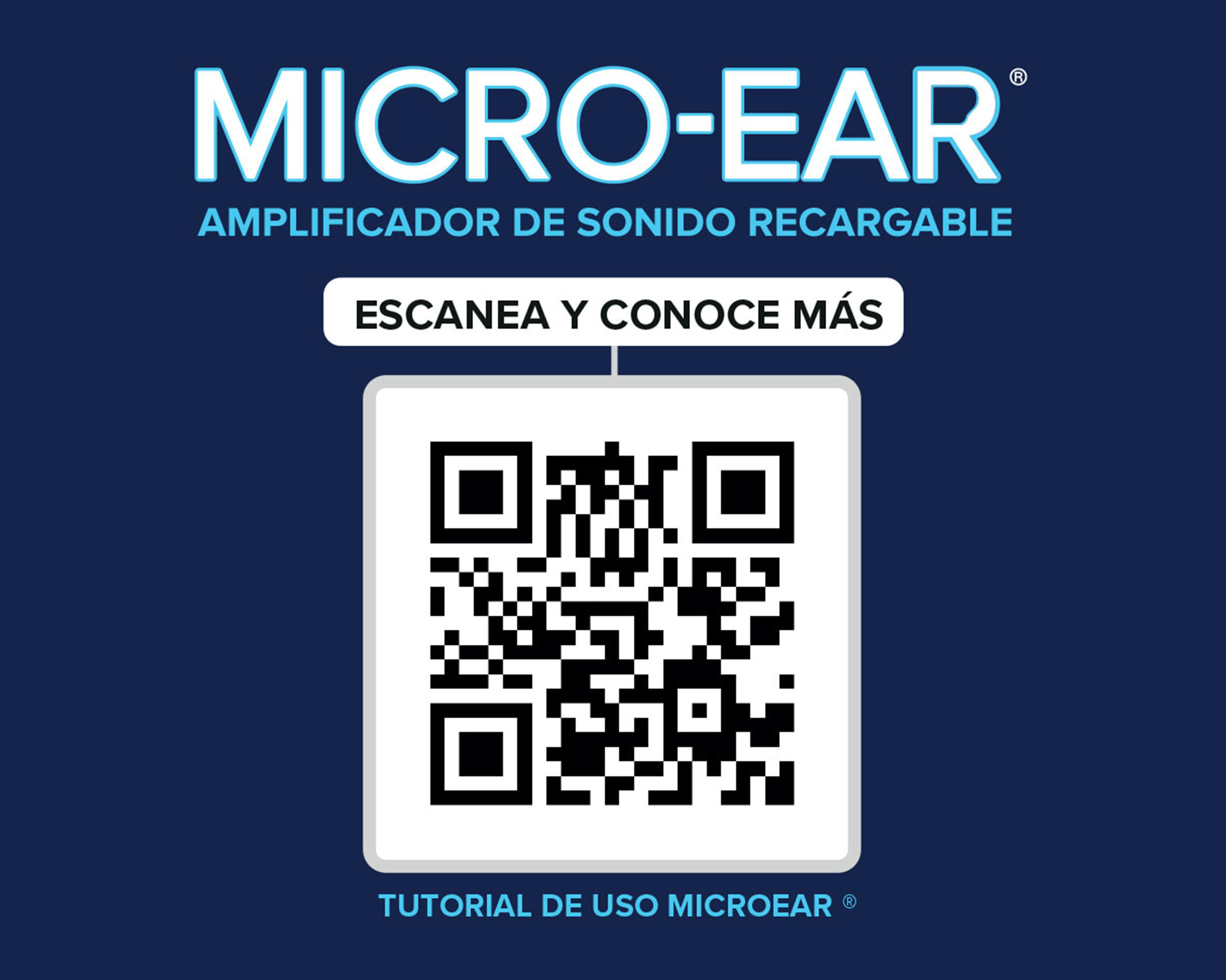 Foto 5 pulgar | Amplificador de Sonido Micro-Ear Recargable