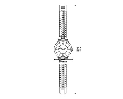 Foto 7 | Reloj para Mujer Thinner 17232 Dorado