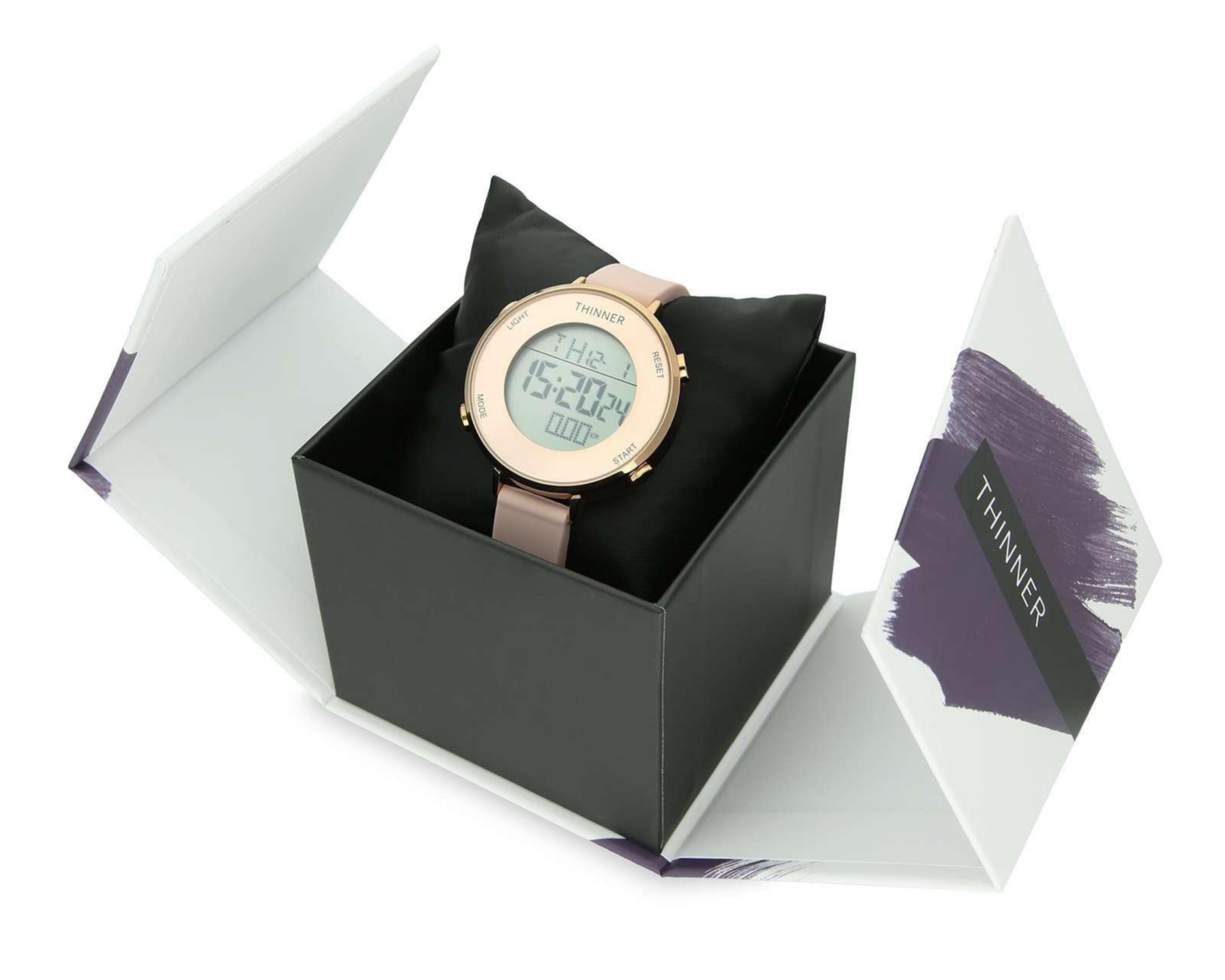 Foto 6 pulgar | Reloj Thinner CB10202 Rosa