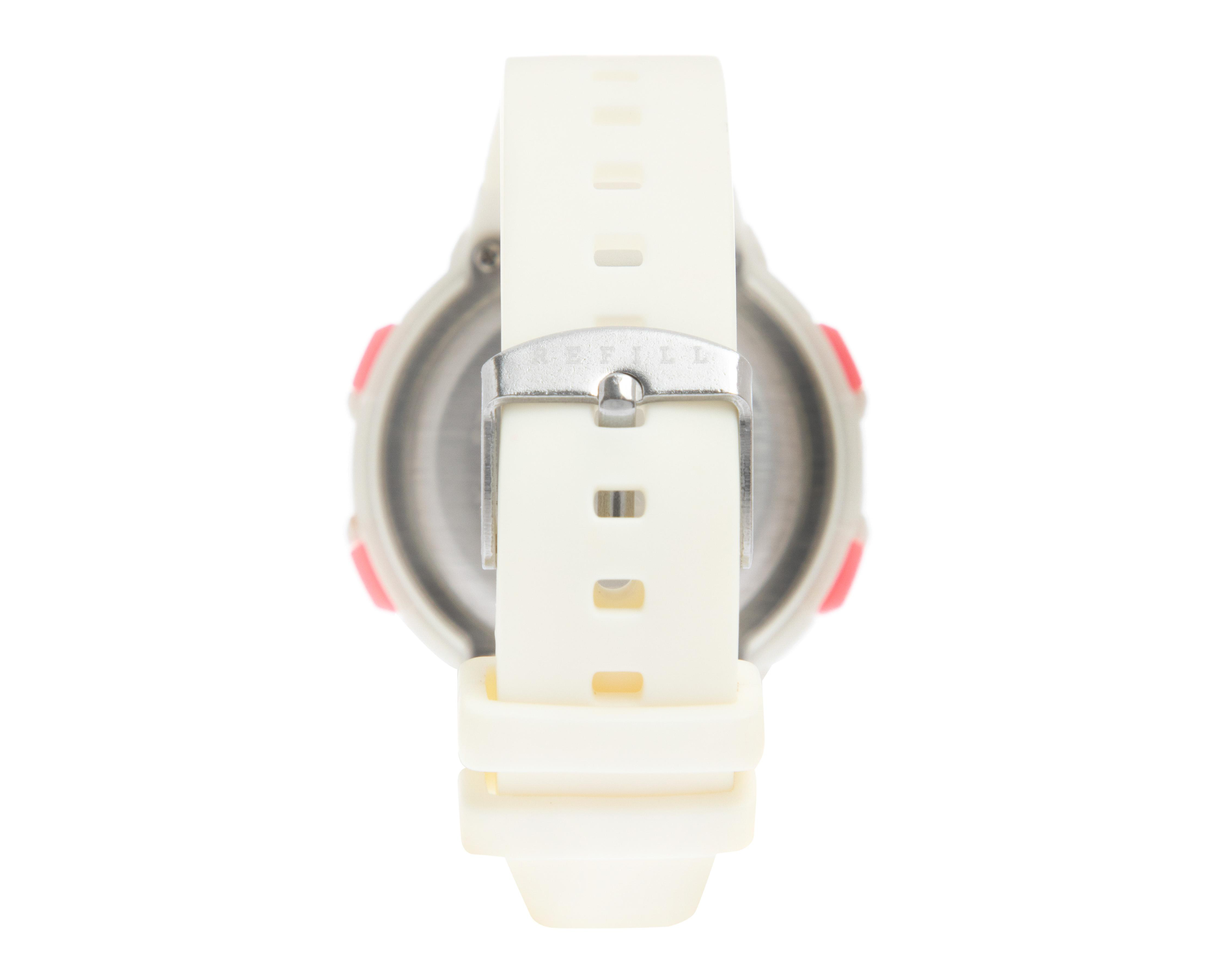 Foto 4 pulgar | Reloj Refill K9021 Blanco