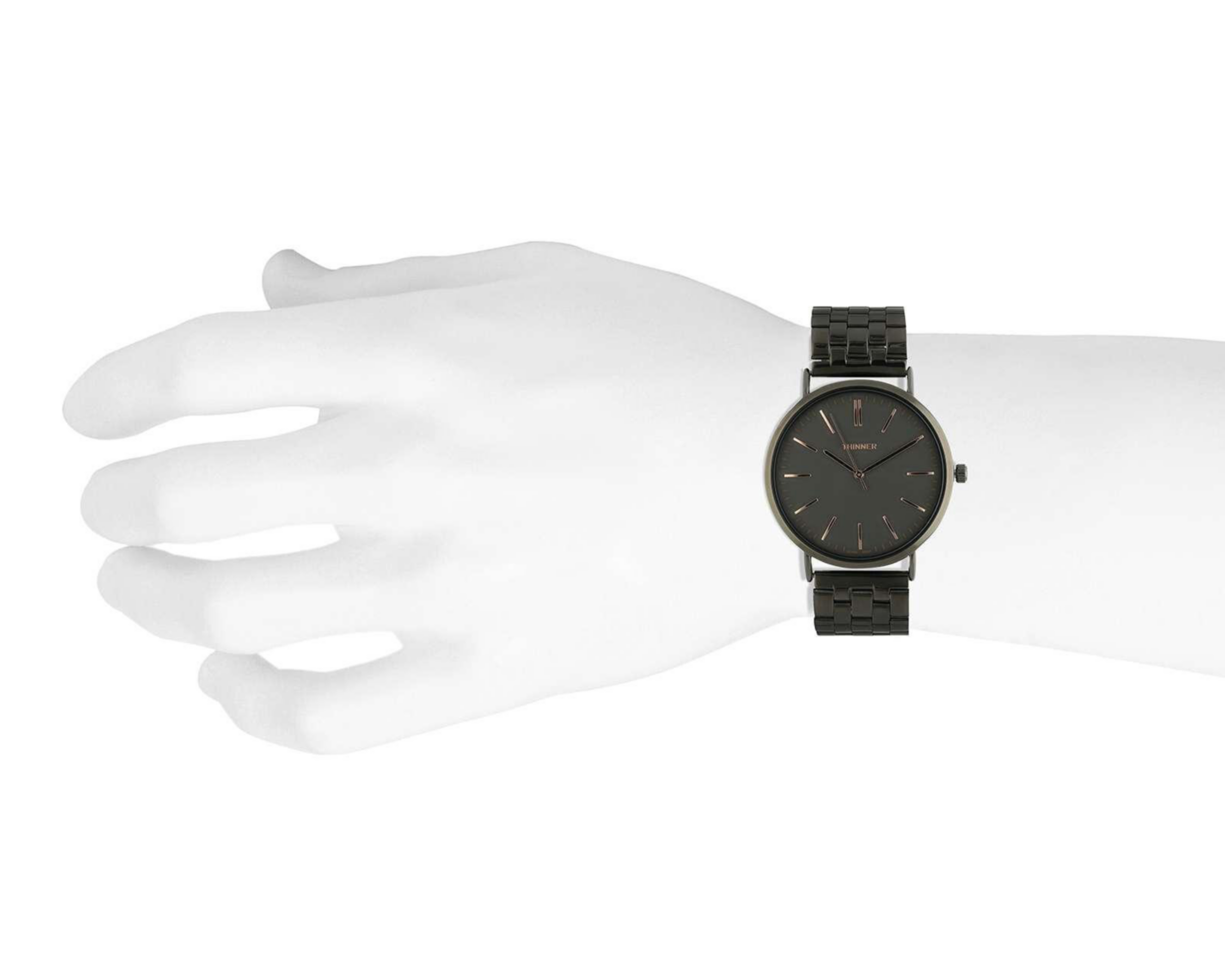 Foto 6 pulgar | Reloj Thinner 1518 Negro