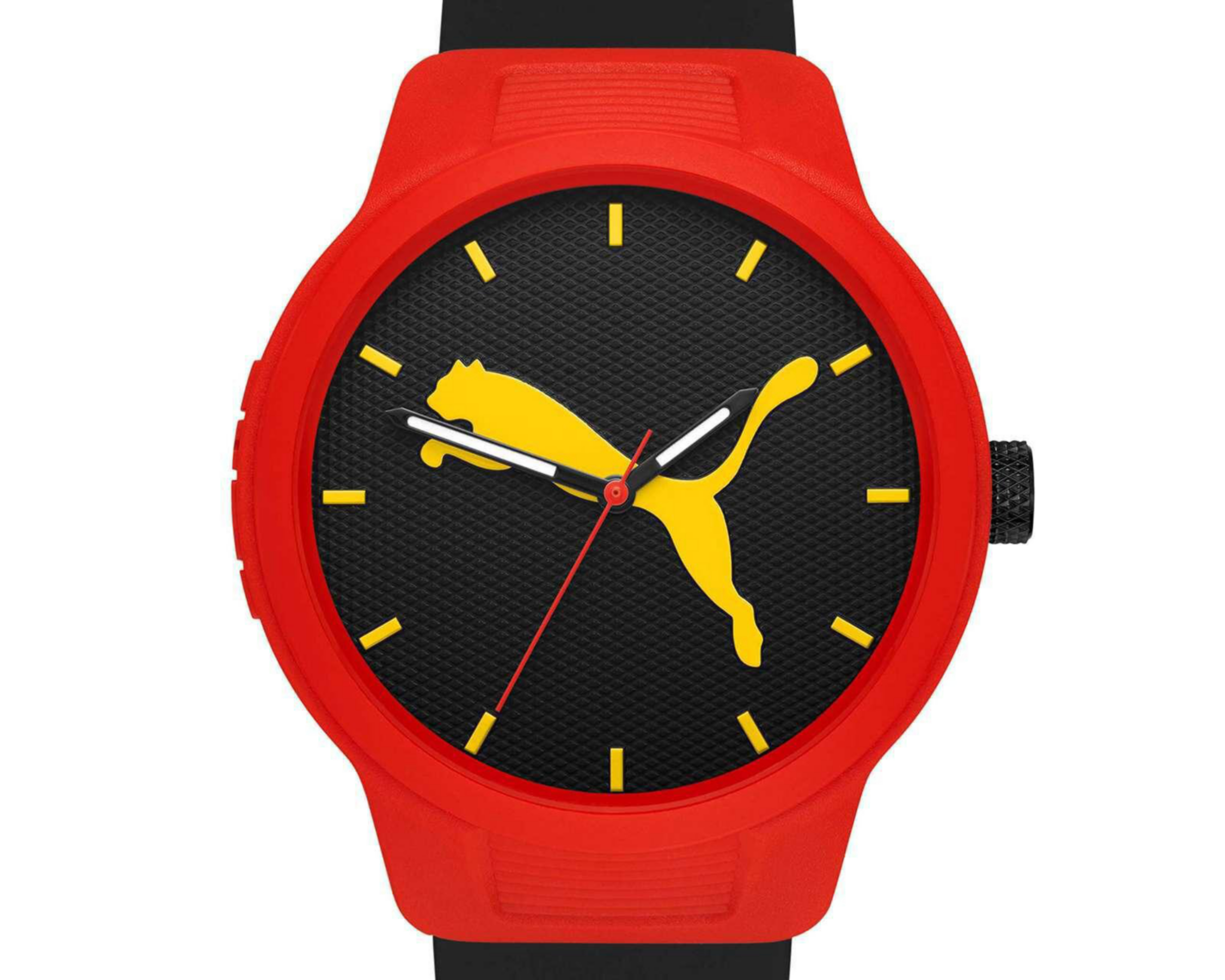 Foto 6 pulgar | Reloj Puma P5124 Negro/Rojo