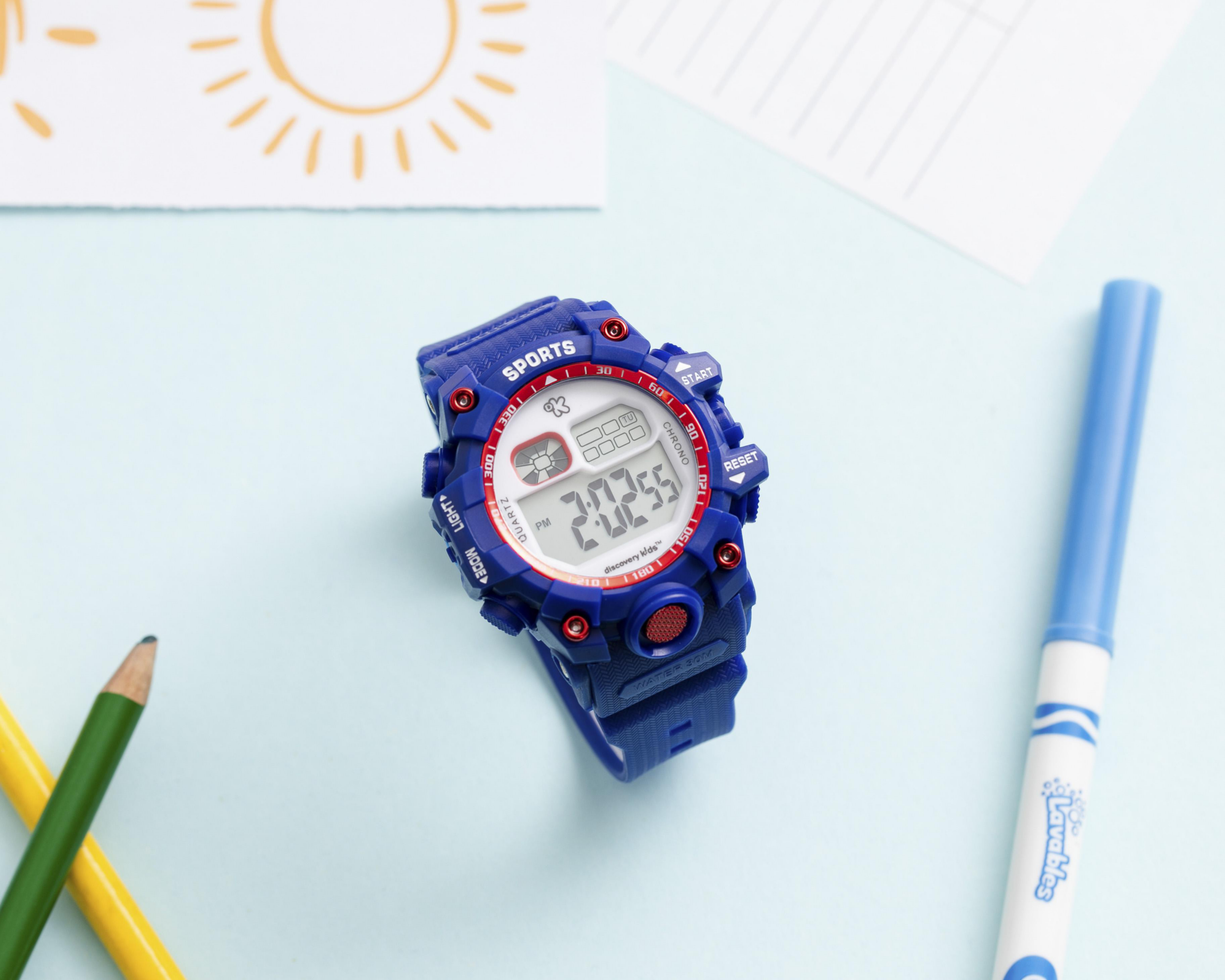 Foto 5 | Reloj Discovery Kids 647B7 Azul